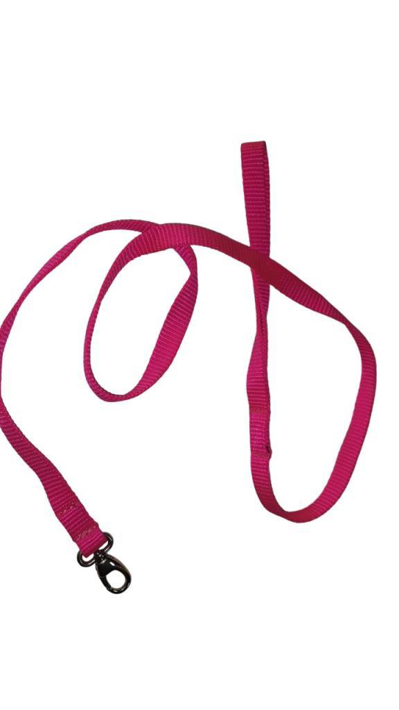 Lovely Kedi Köpek Şerit Gezdirme Kayışı Pembe 1,5cm - 120cm