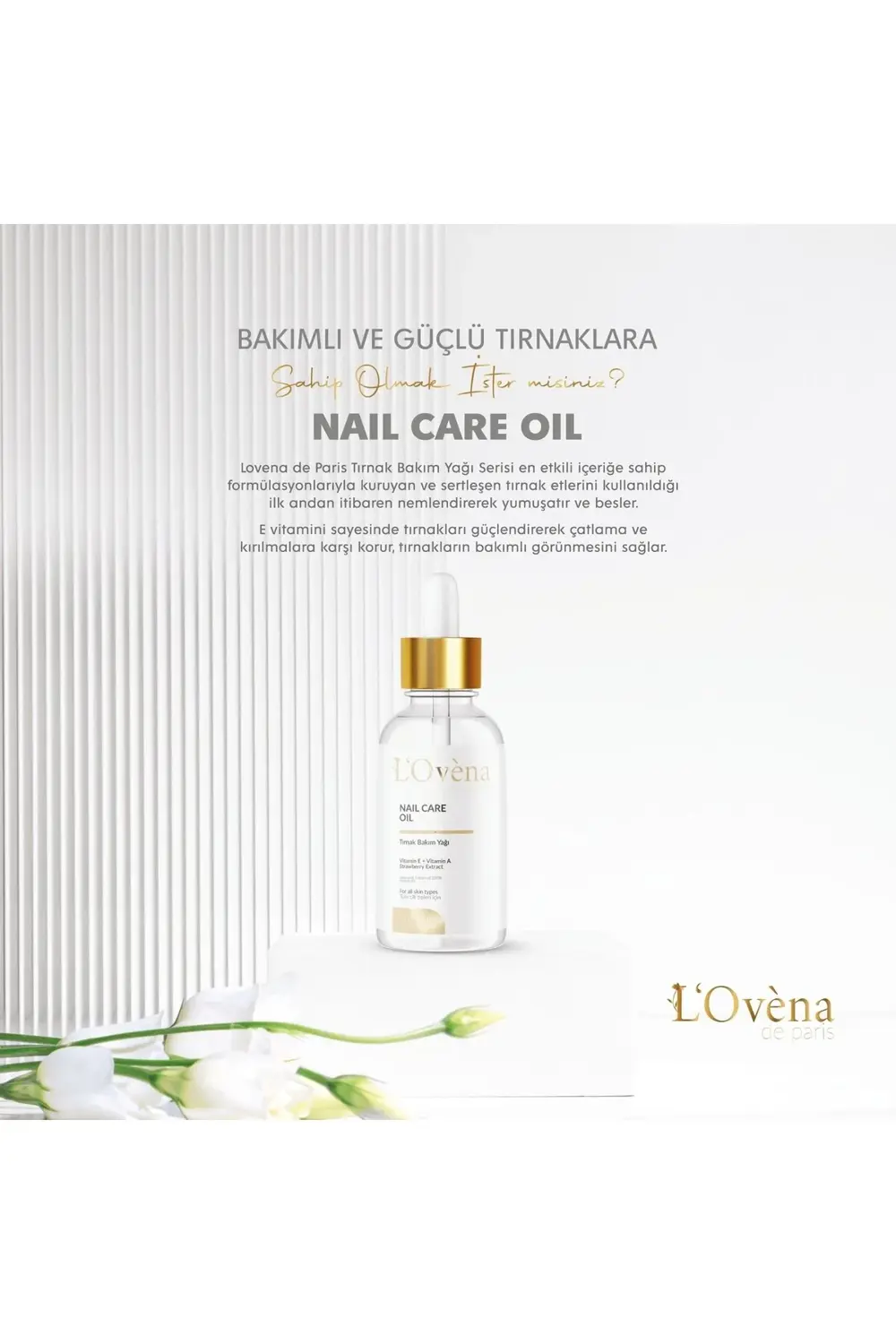 LOVENA DE PARİS - NAIL CARE OIL - 30 ML