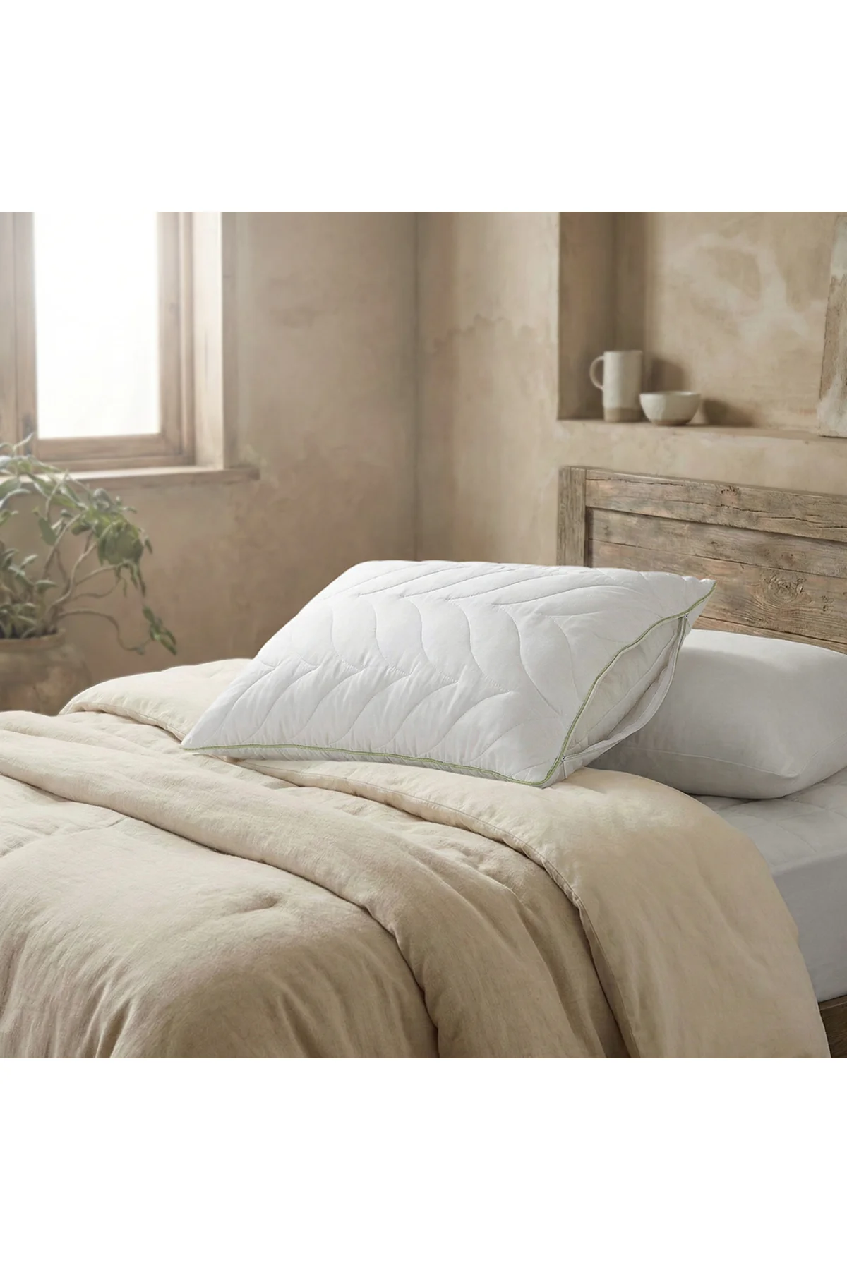 Lovera Aloeveralı Tekli Yastık Alezi 50x70 Cm