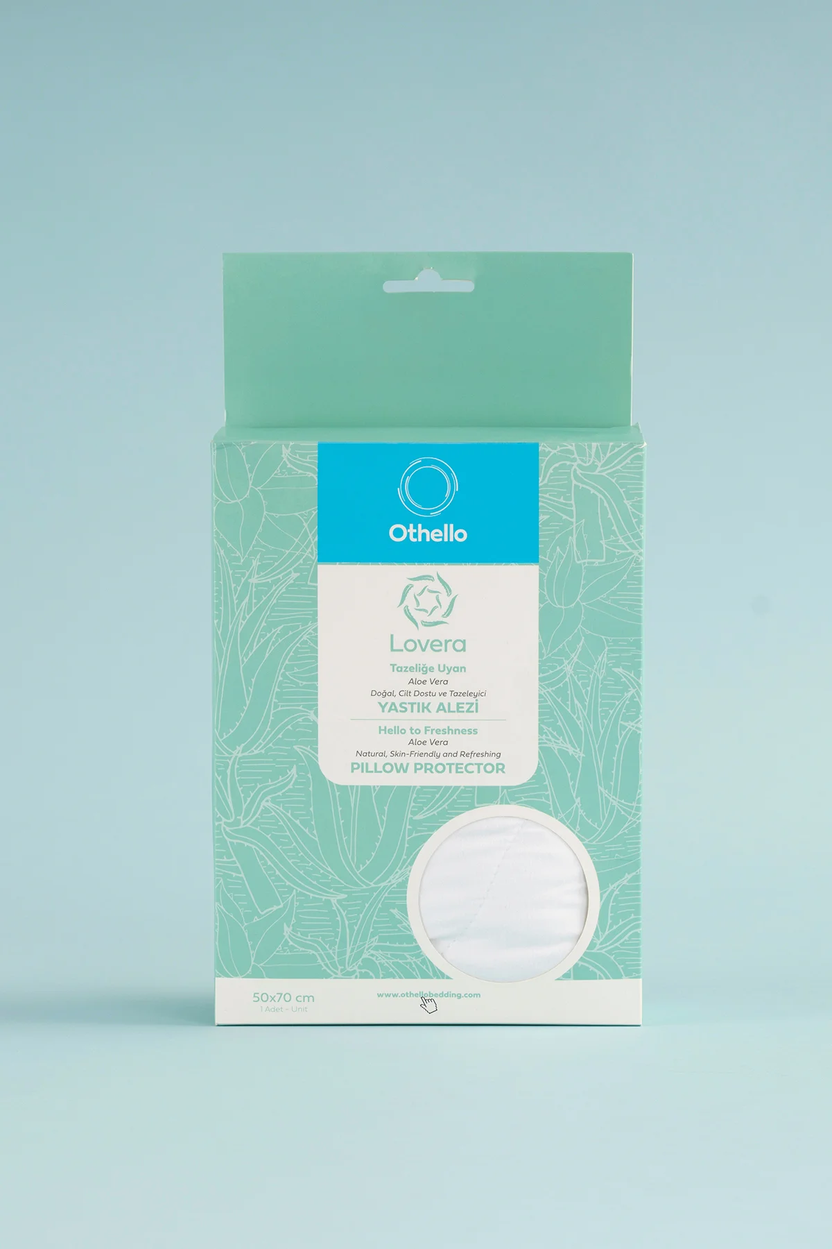 Lovera Aloeveralı Tekli Yastık Alezi 50x70 Cm