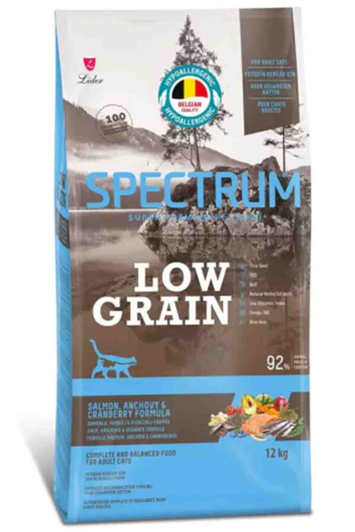 Low Grain Somonlu Hamsili Kızılcıklı Yetişkin Kedi Maması 12kg