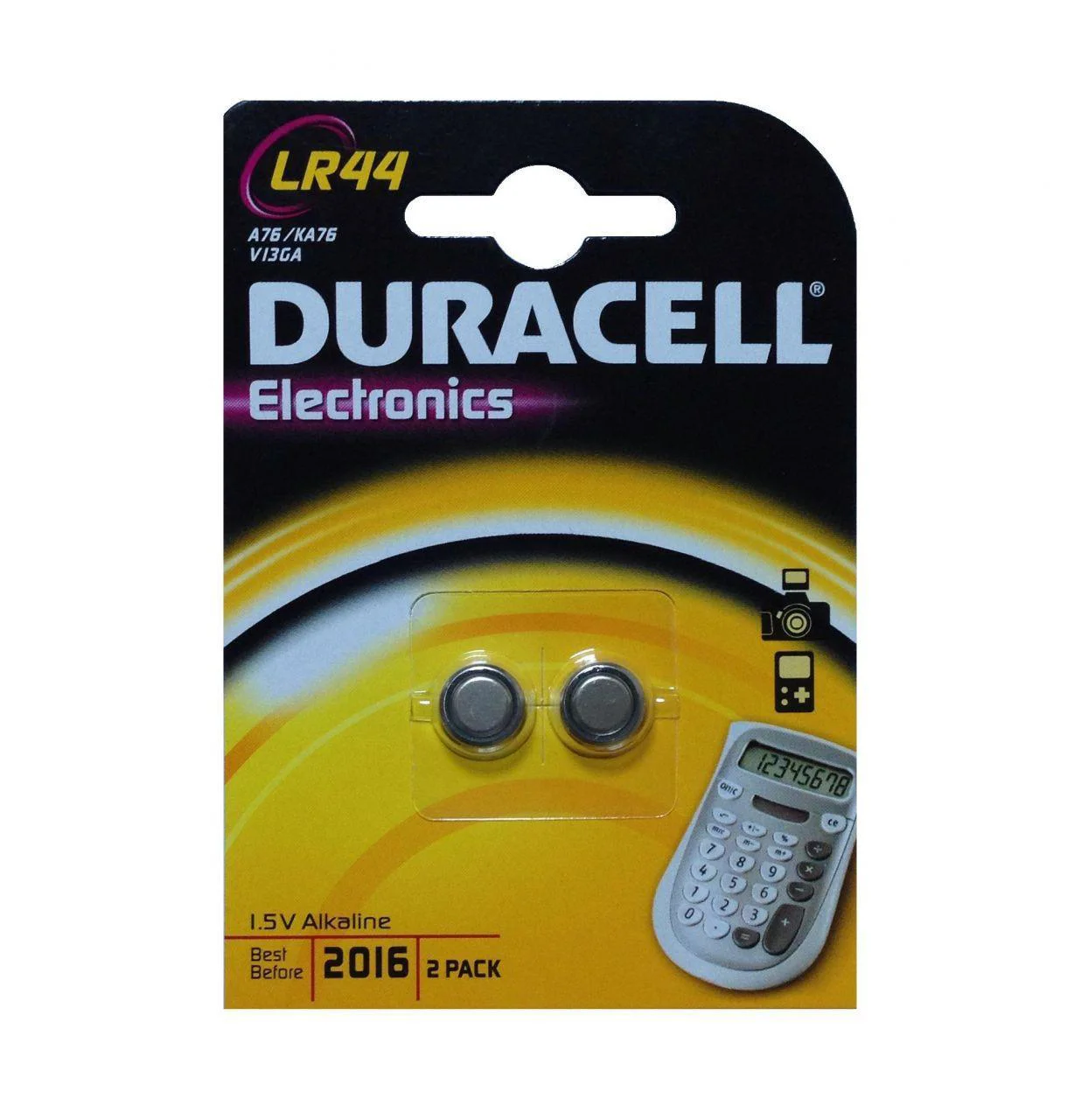 LR44/AG13/A76 1.5 Volt lin Pil 2'li Paket