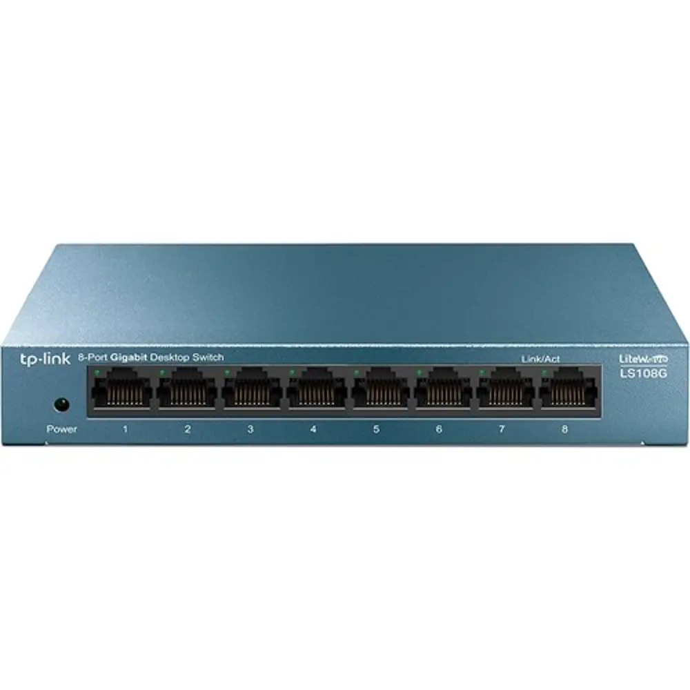 LS108G 8 PORT GIGABIT LITEWAVE MASAÜSTÜ SWITCH (ÇELİK KASA)