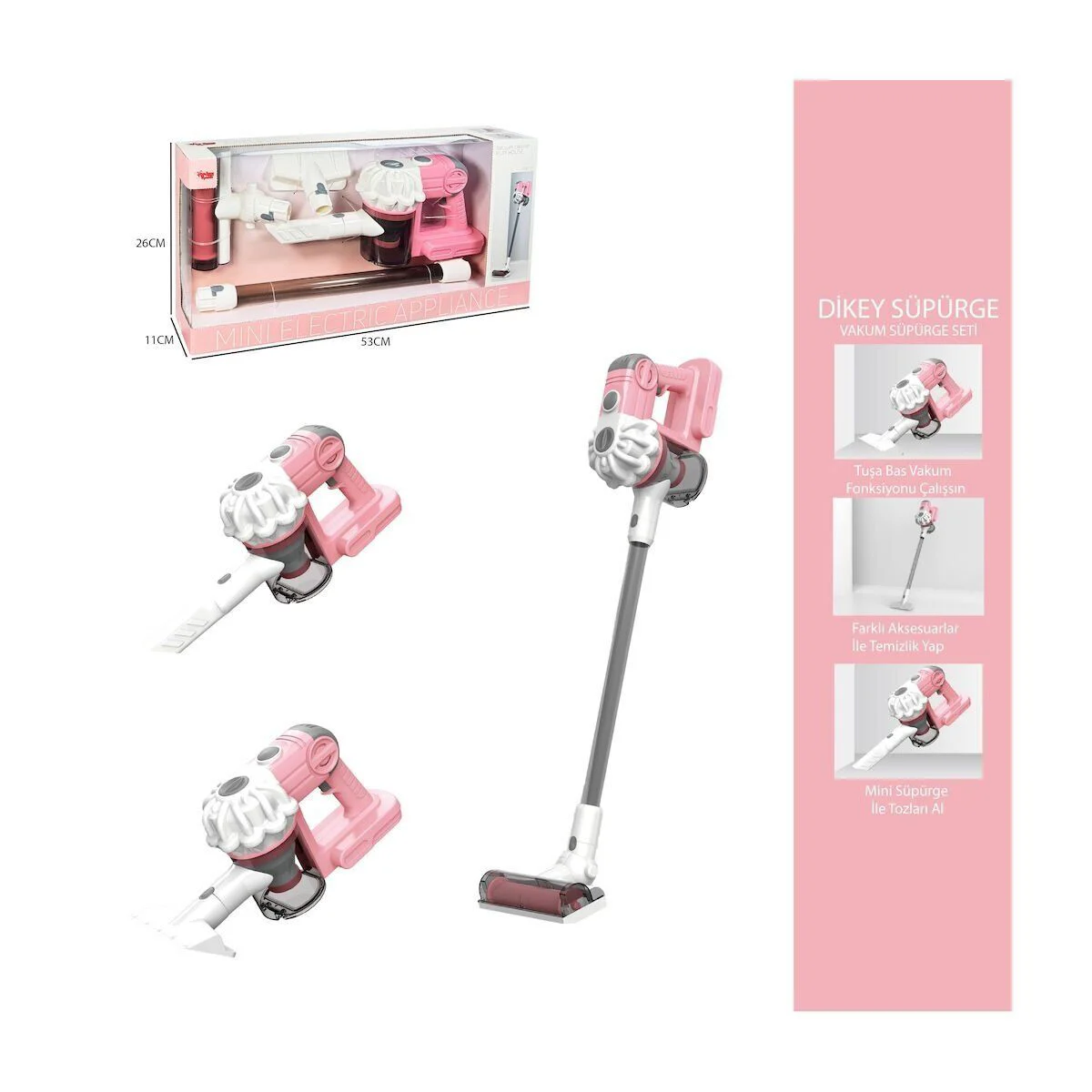 LS8803C Dikey Elektrik Süpürgesi  Pembe Fiyatı, Yorumları ve Özellikleri
