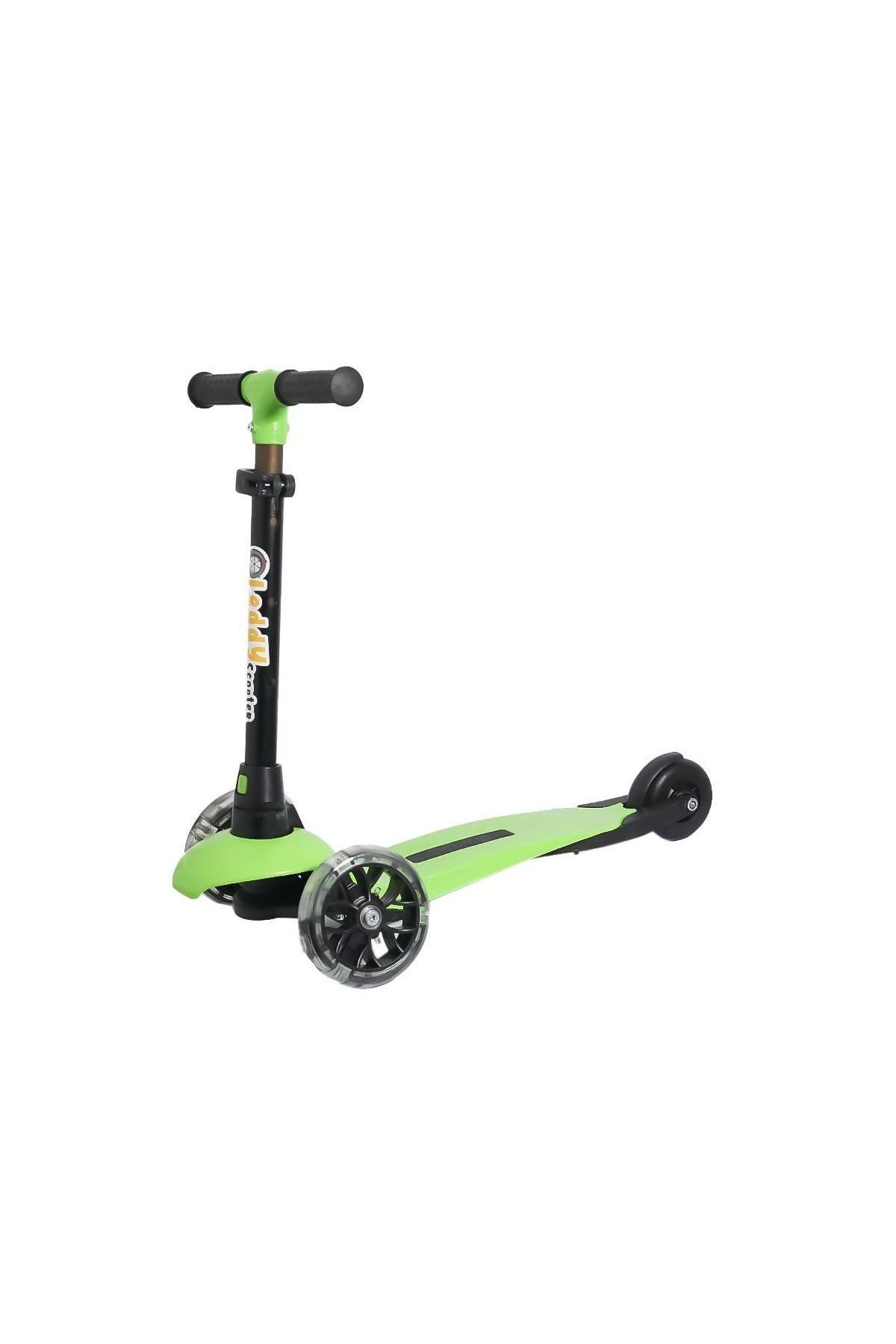 Yusuftex Lsc3 Leddy İşıklı Scooter Yeşil