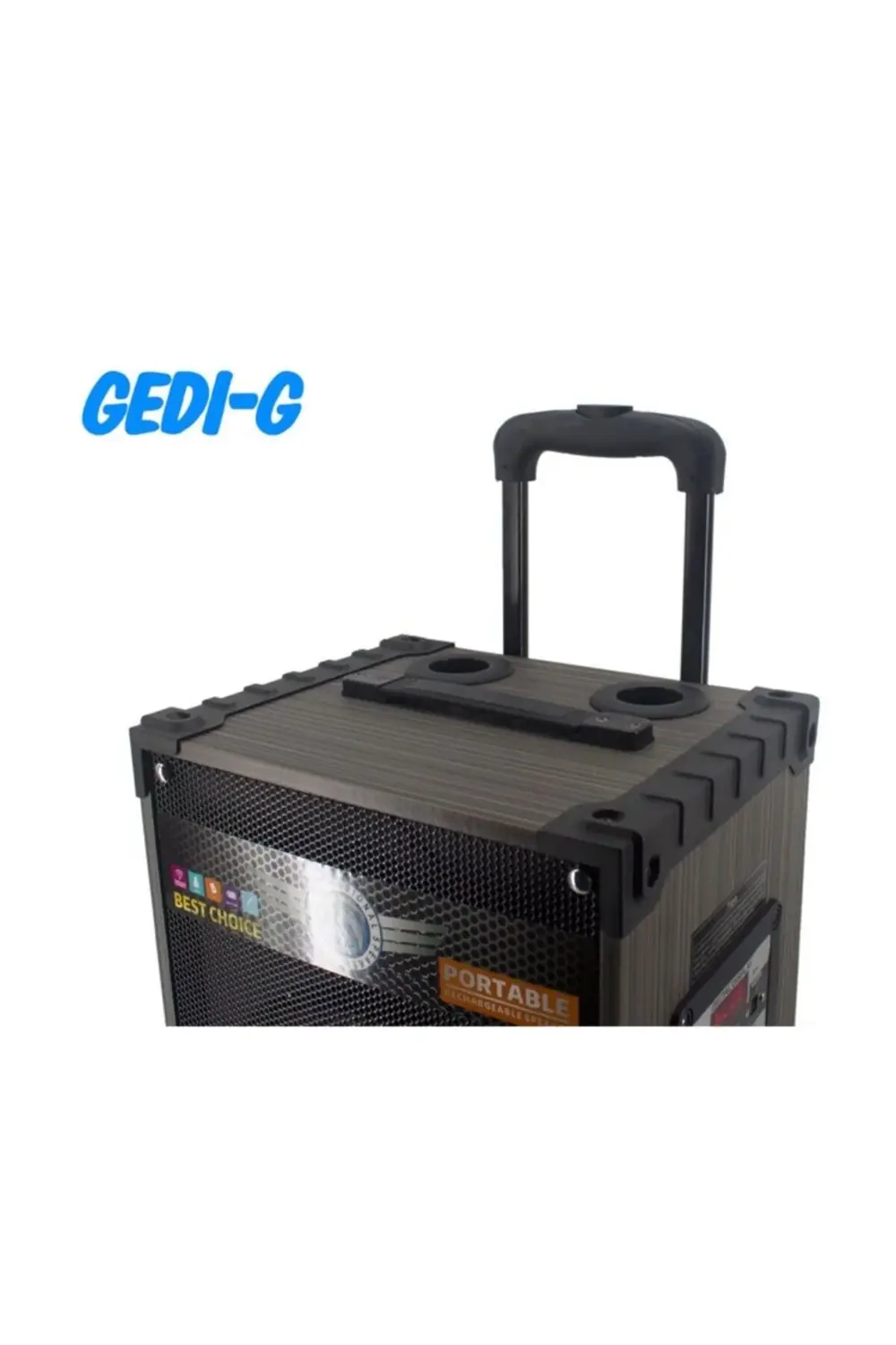 LT-912 Süper Bass’lı Kumandalı, Şarjlı, Çift Mikrofonlu Taşınabil