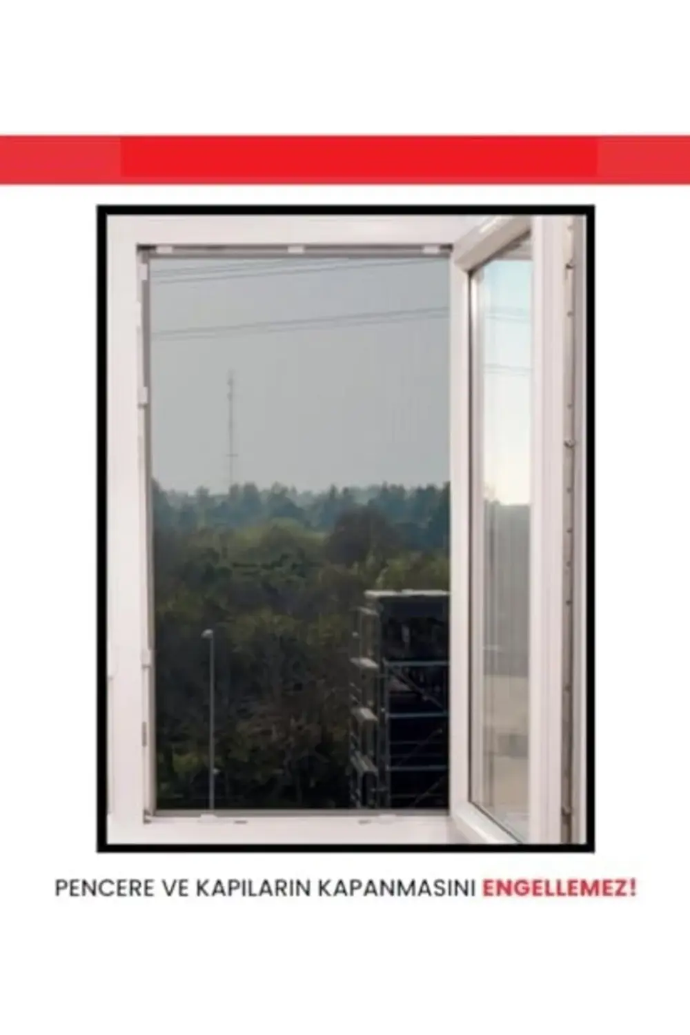 Luas Pencere Sinekliği, Tek Kanat Beyaz Tül Sineklik, Sivrisinek