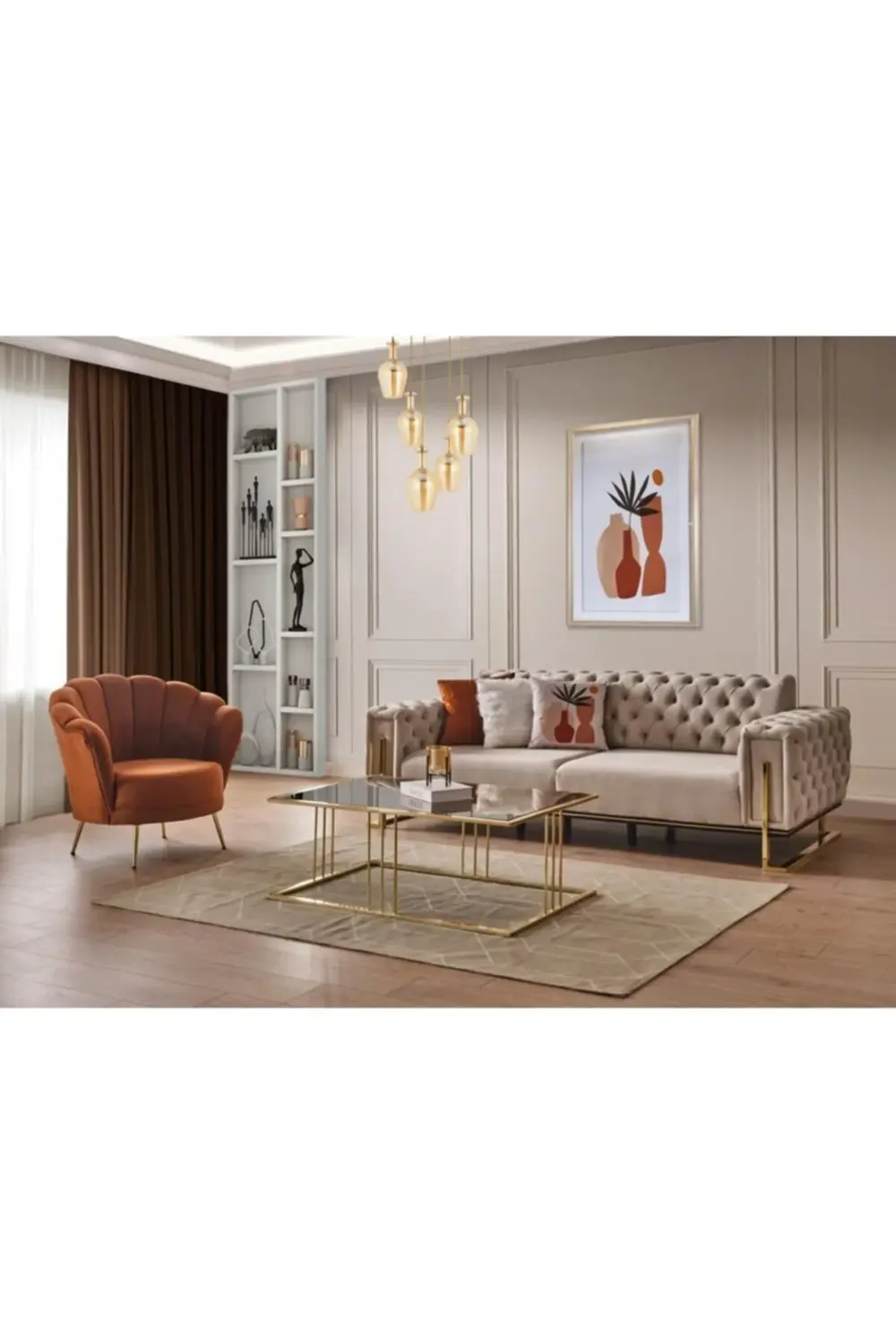 Lucetta-elegans Koltuk Takımı-3 (3 3 1)