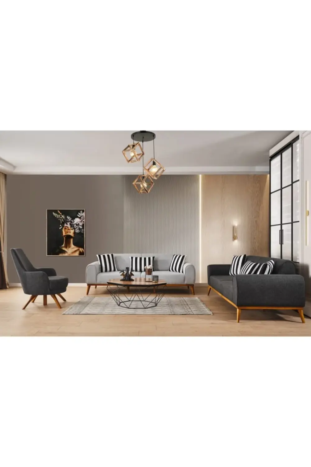 Lucetta-omega Koltuk Takımı-1 ( 3-3-1)