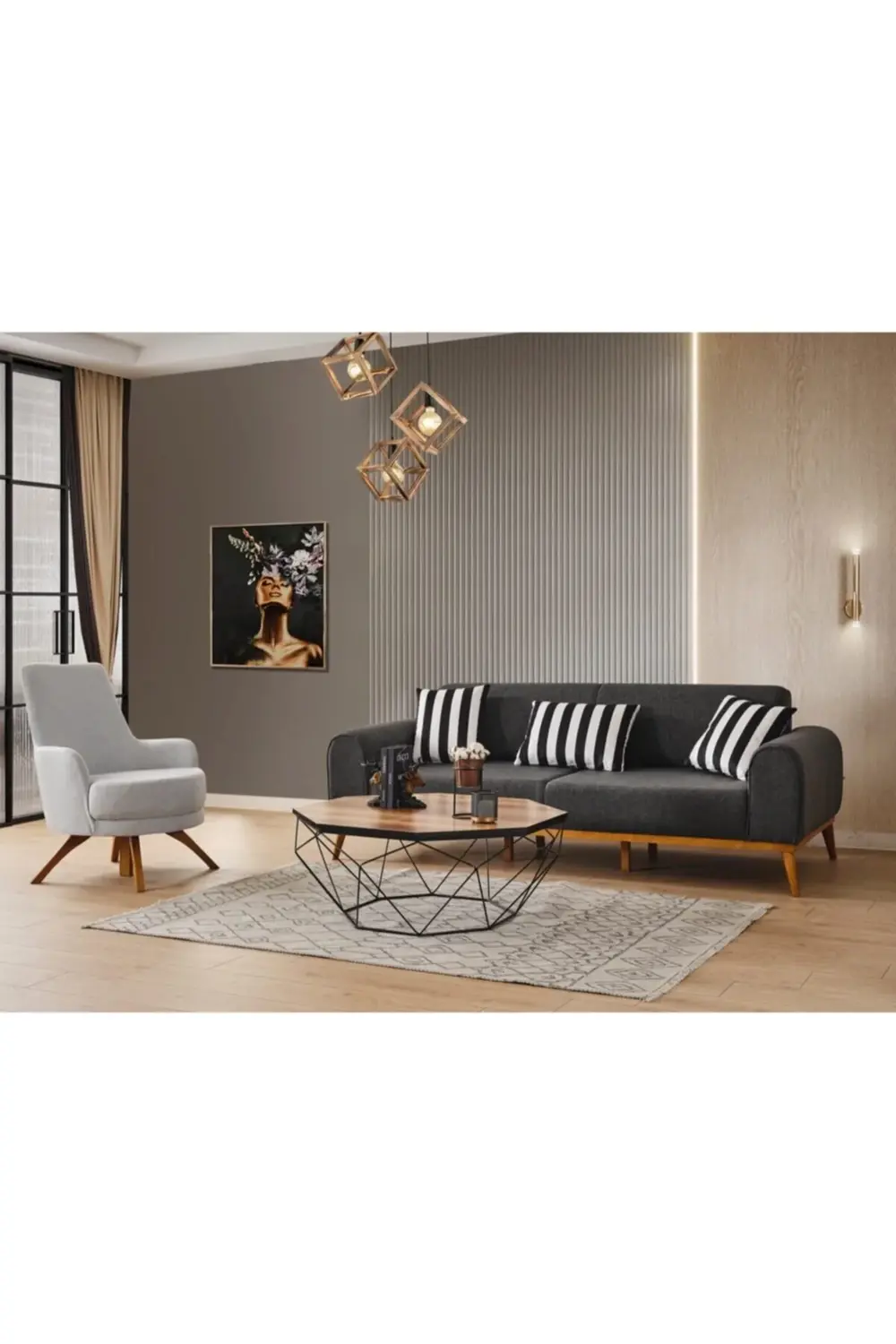 Lucetta-omega Koltuk Takımı-1 ( 3-3-1)