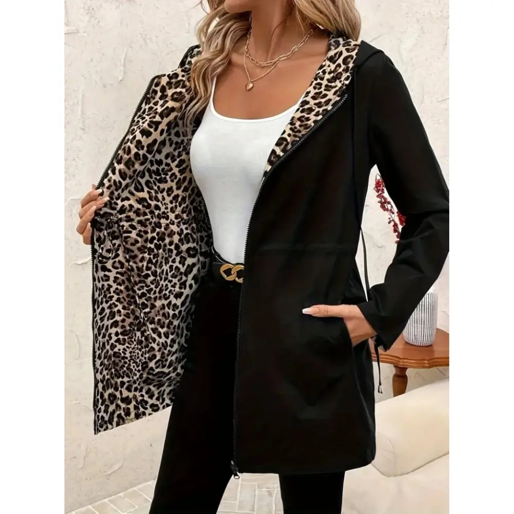 Luck Life Lucky Life Kadın Uzun Kollu Kapşonlu çift Taraflı Cepli