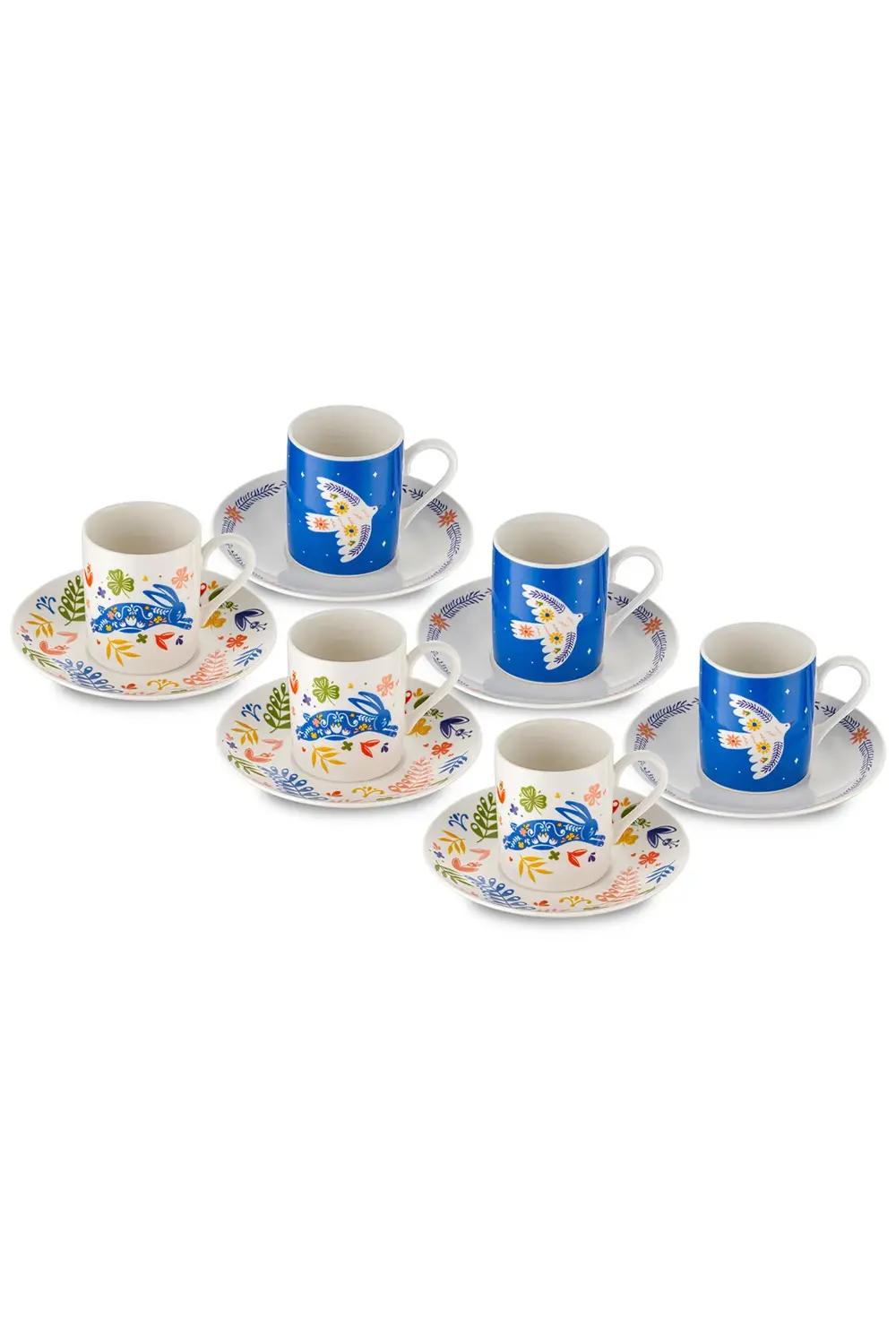 Lucky 6'lı Kahve Fincan Takımı 100 ml