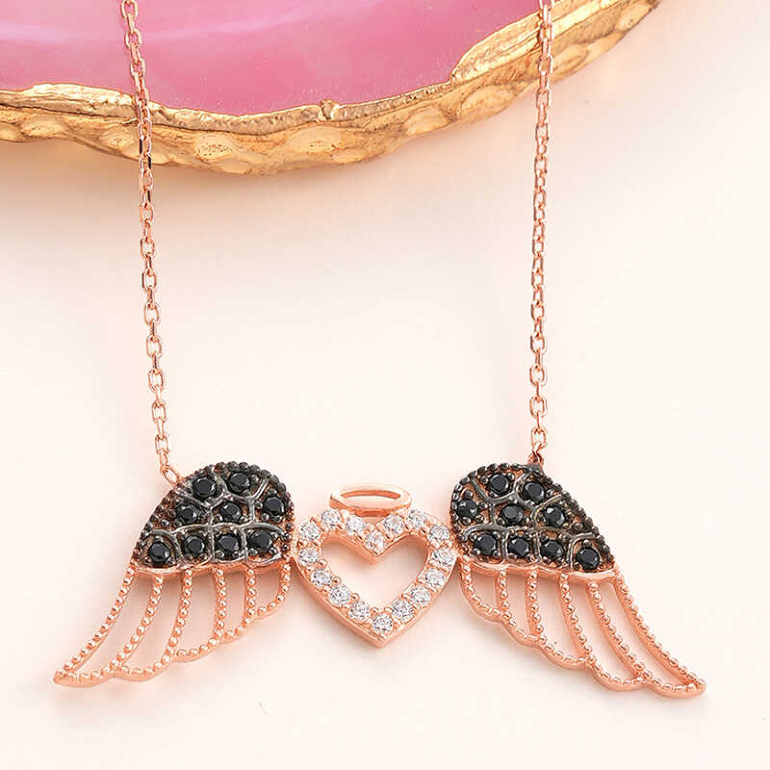 Lucky Life 925 Ayar Gumuss Kanatlı Kalp Lucky Life Lucky Life Luc