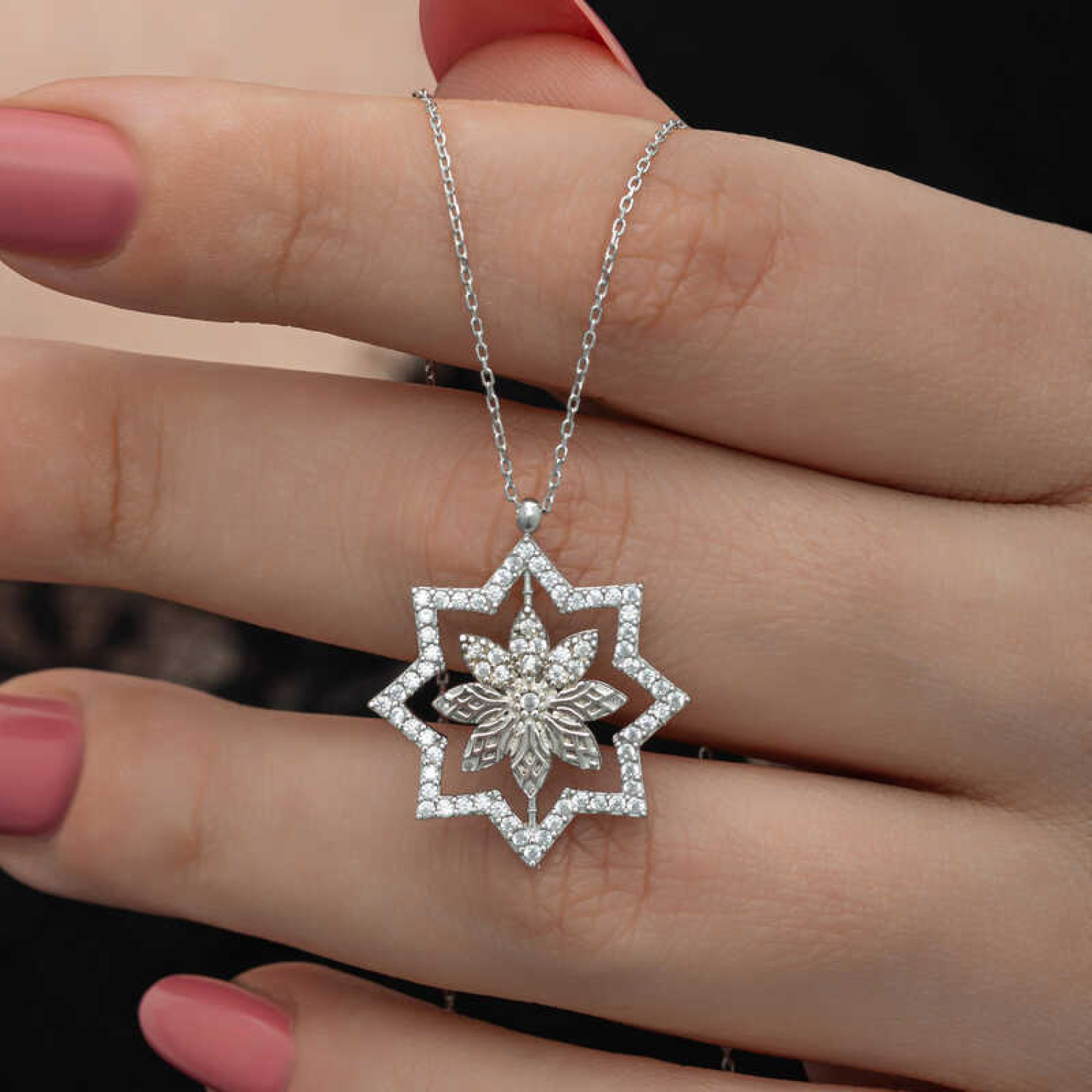 Lucky Life 925 Ayar Gumuss Kar Tanesi Lucky Life Lucky Life Lucky