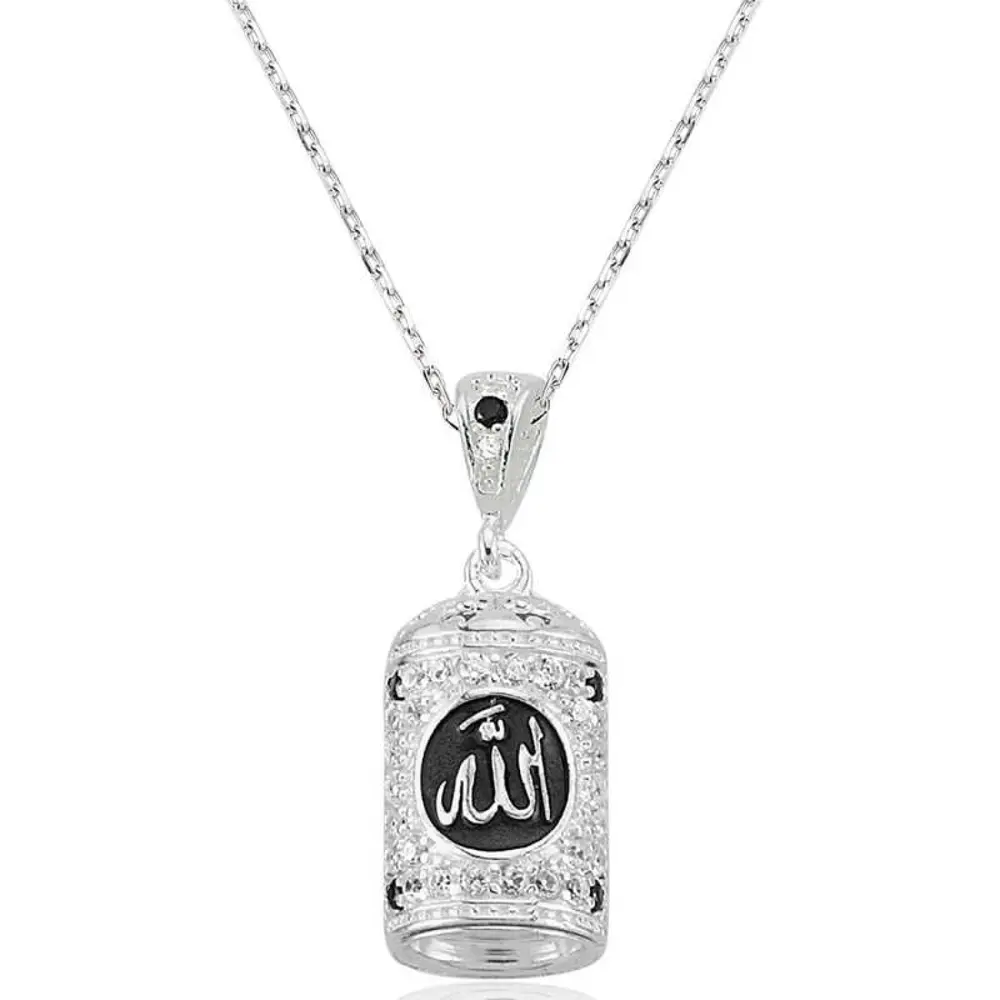 Lucky Life 925 Ayar Gumuss Allah Yazılı Cevşen Duası Lucky Life K