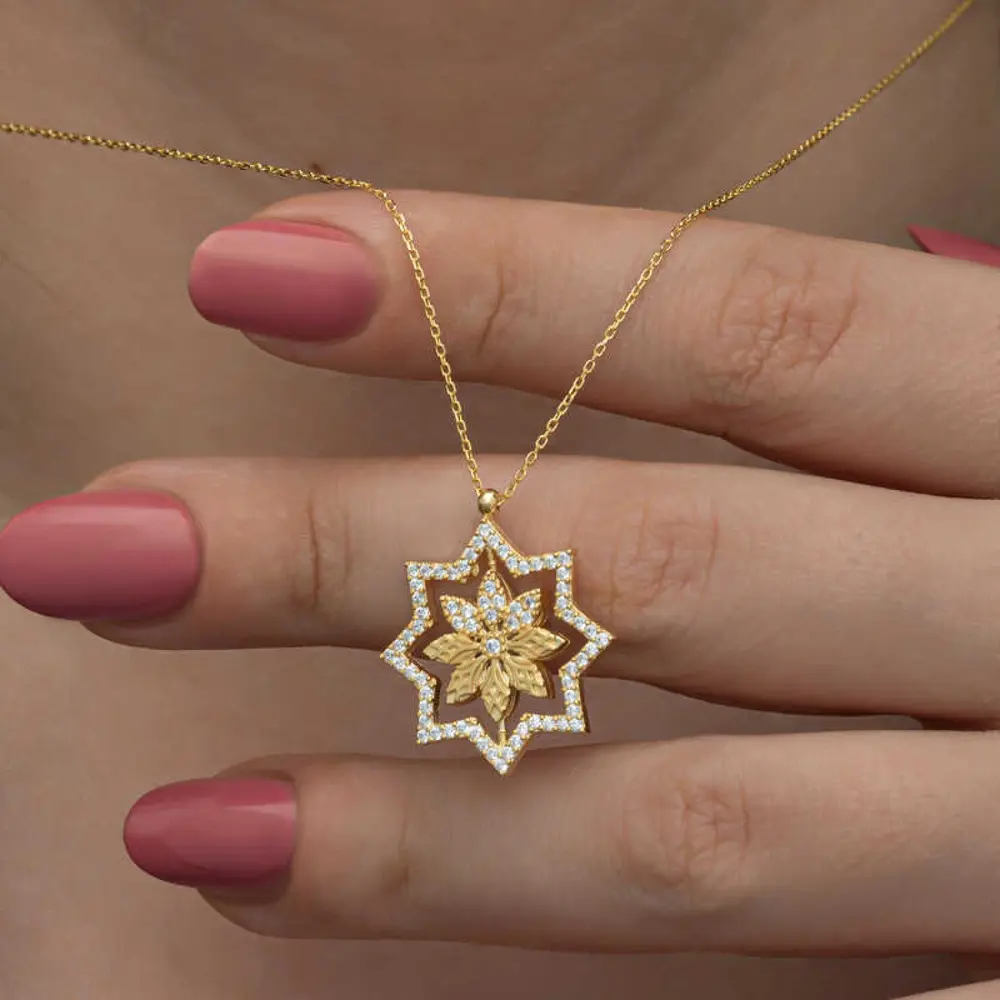 Lucky Life 925 Ayar Gumuss Gold Kar Tanesi Lucky Life Kadın Kolye Fiyatı, Yorumları ve Özellikleri