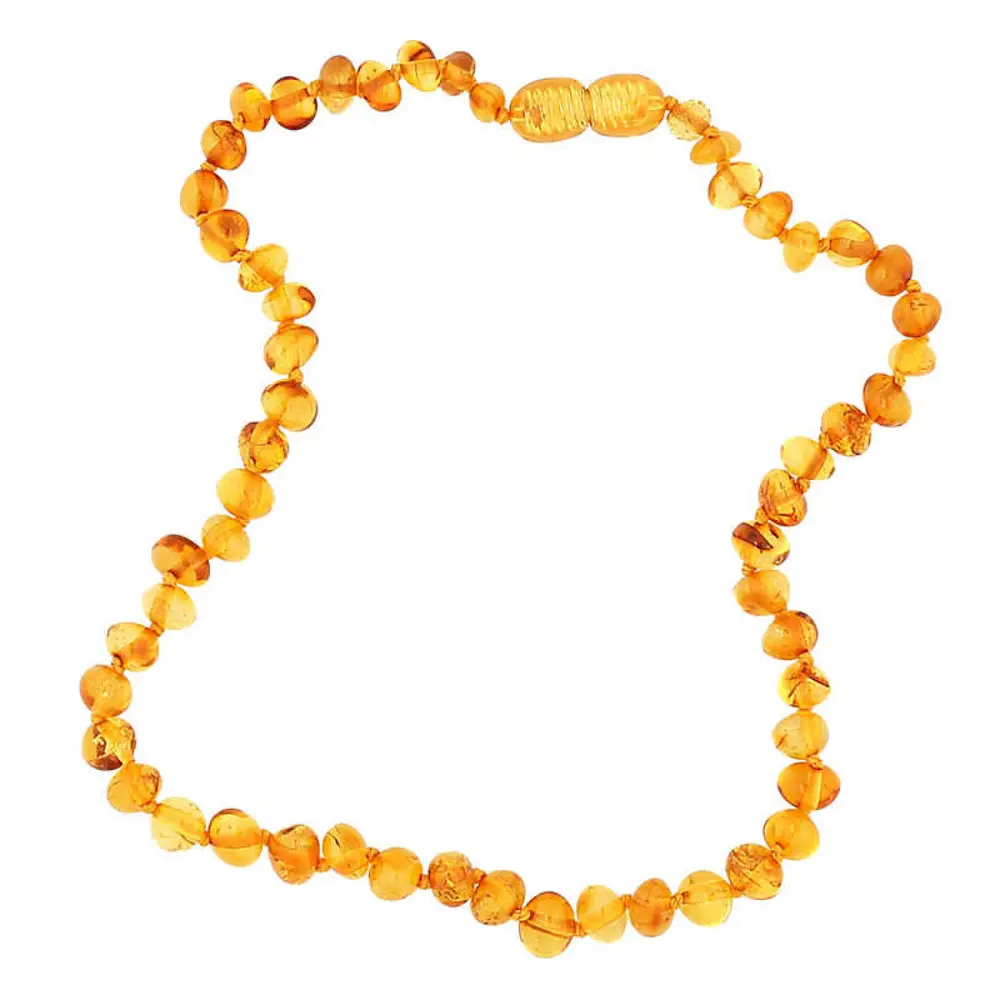 Lucky Life  Bebek Damla Kehribar Diş Kolye