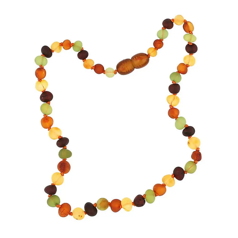 Lucky Life  Bebek Damla Kehribar Diş Kolye