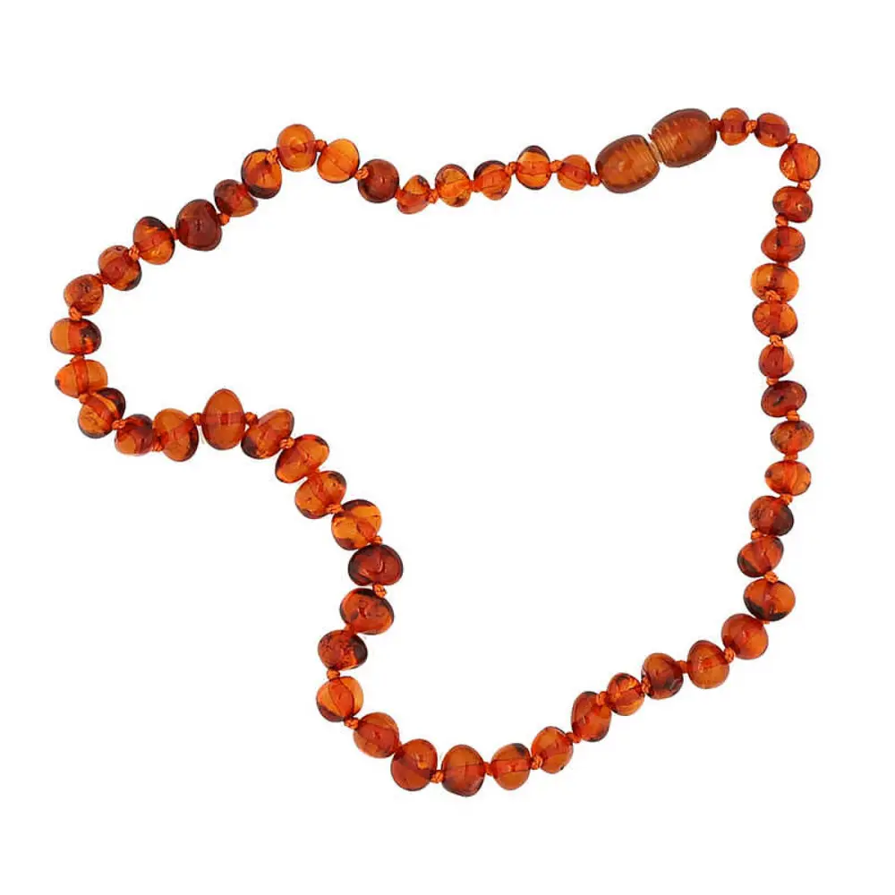 Lucky Life  Bebek Damla Kehribar Diş Kolye