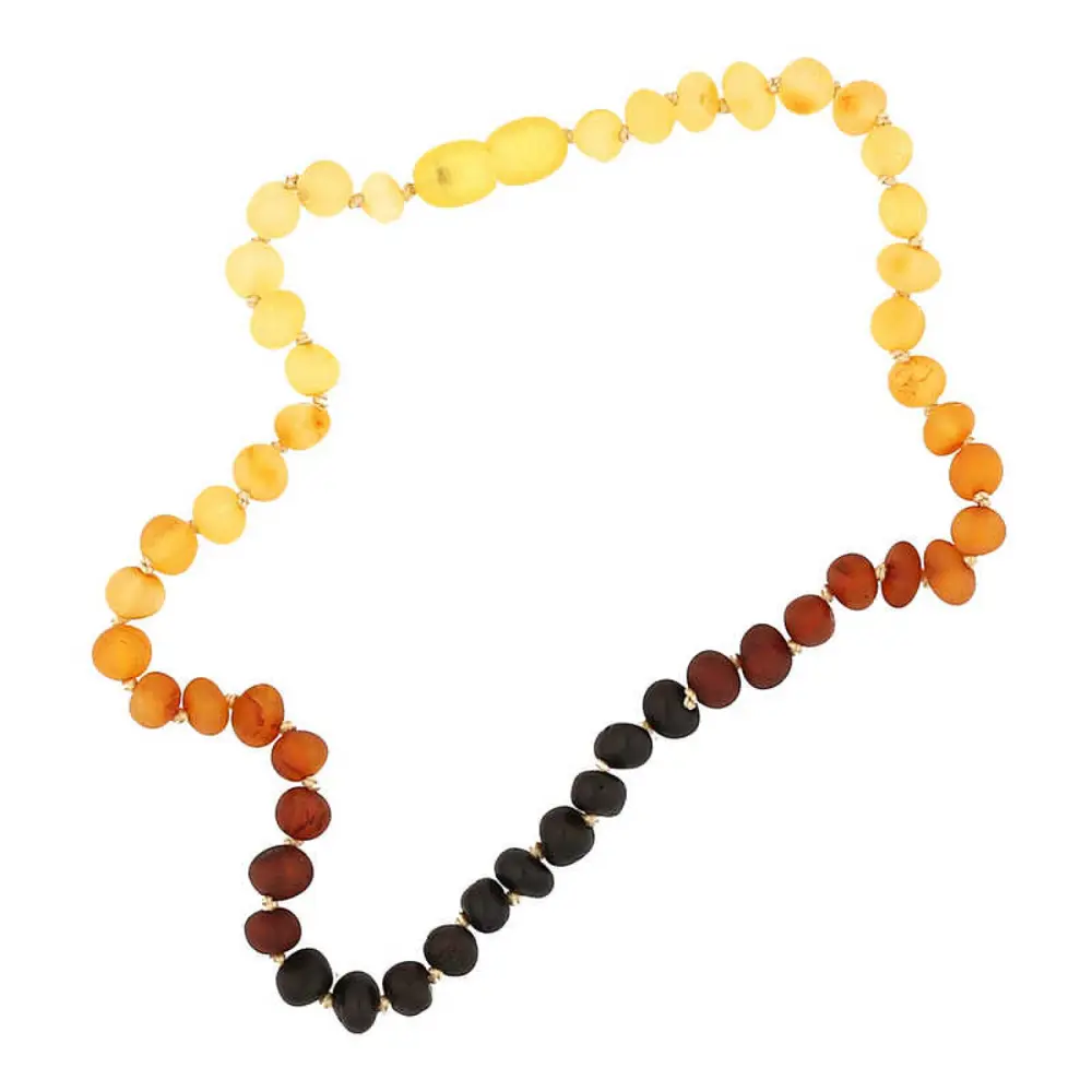 Lucky Life  Bebek Damla Kehribar Diş Kolye