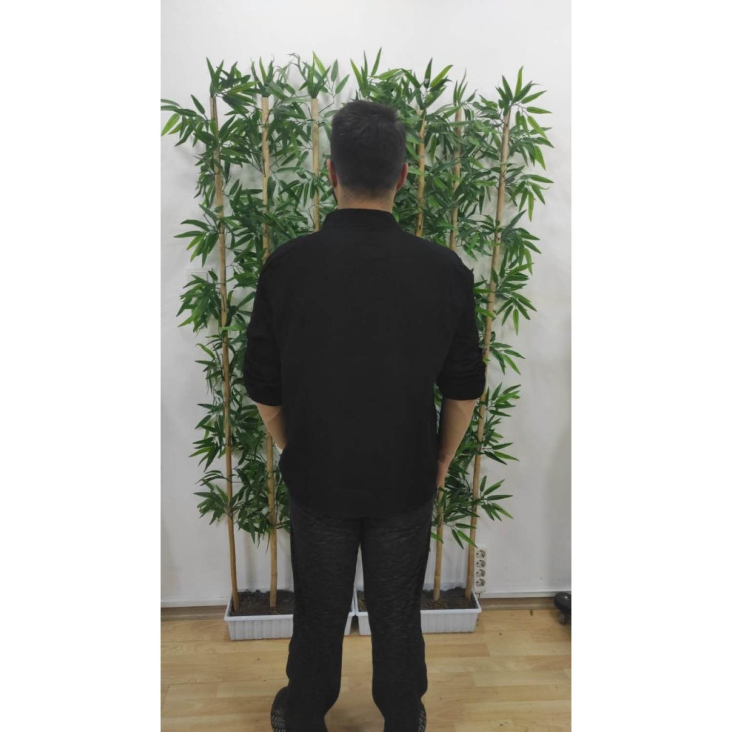 Lucky Life Erkek Uzun Kollu Hakim Yaka Düğmeli Lucky Life Erkek M