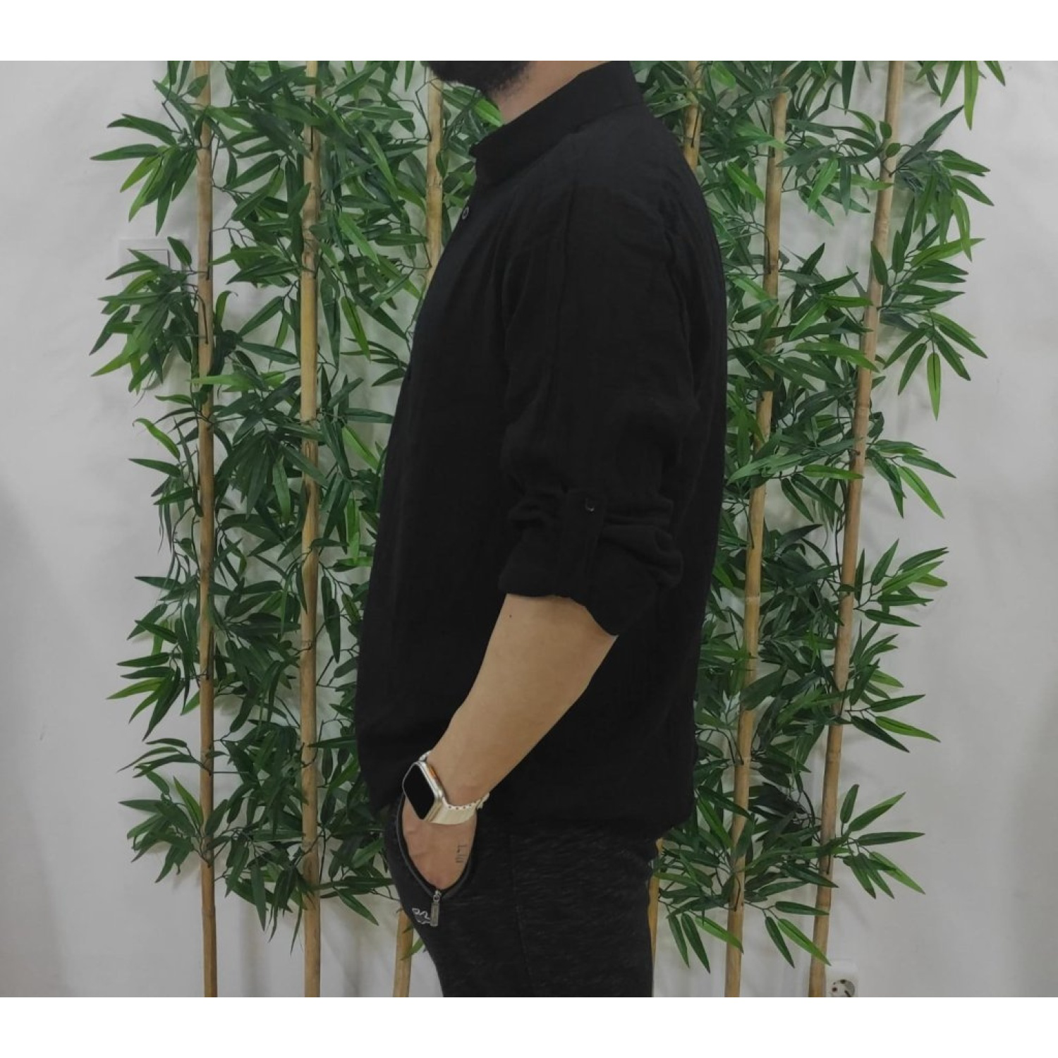 Lucky Life Erkek Uzun Kollu Hakim Yaka Düğmeli Lucky Life Erkek M