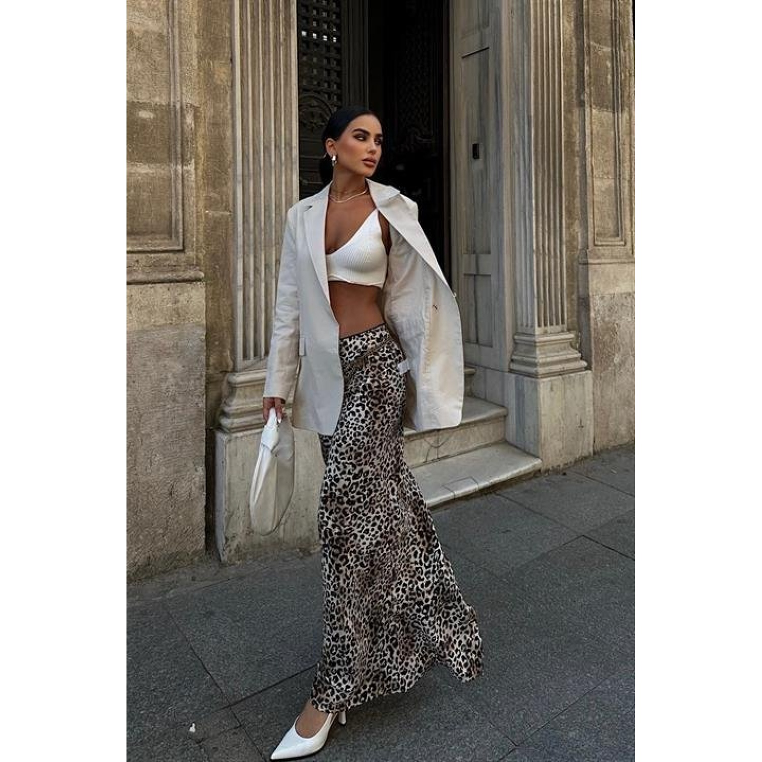 Lucky Life Kadın Blazer Keten Ceket  6105