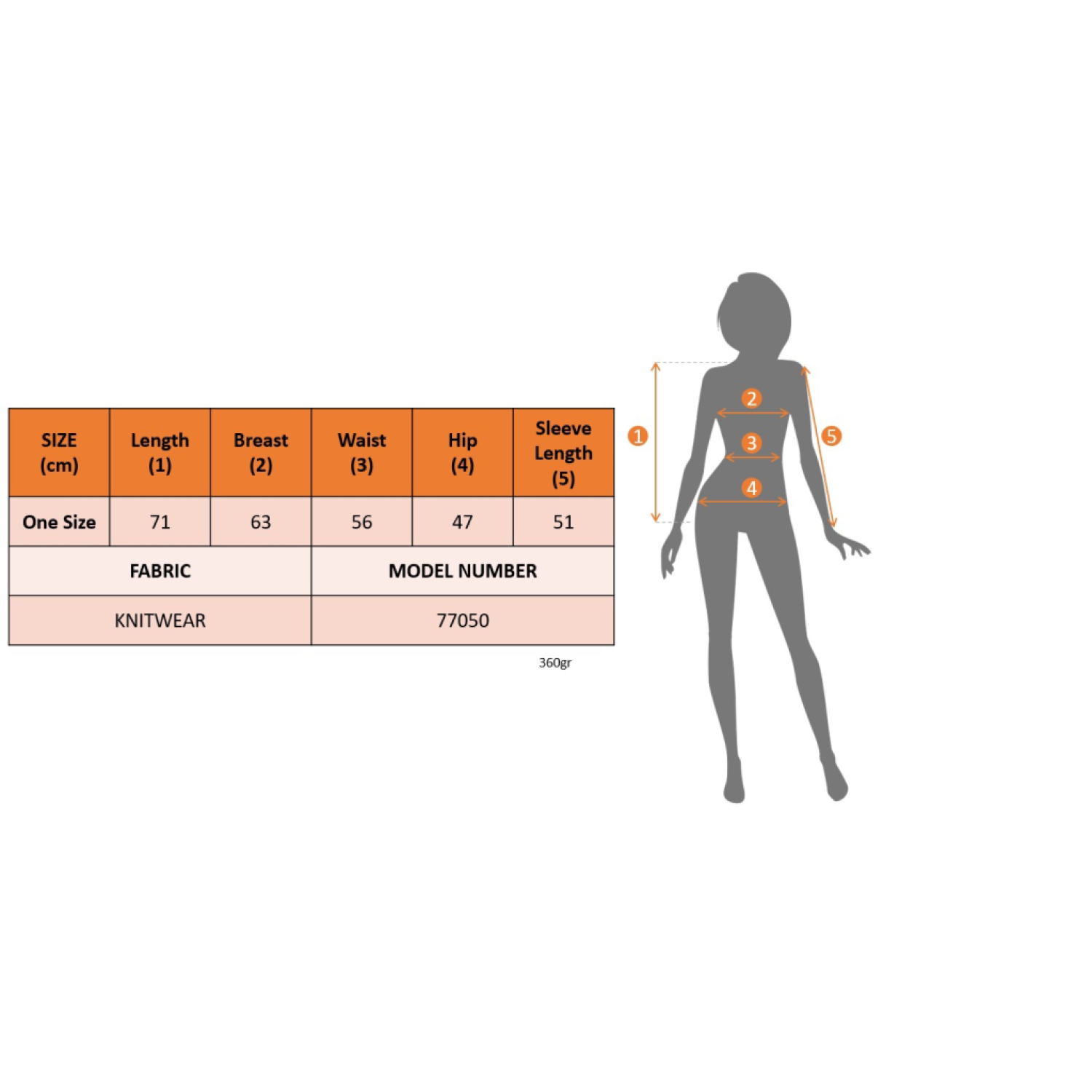 Lucky Life Kadın Uzun Kollu V Yakalı Kalpli Salaş Triko Bluz