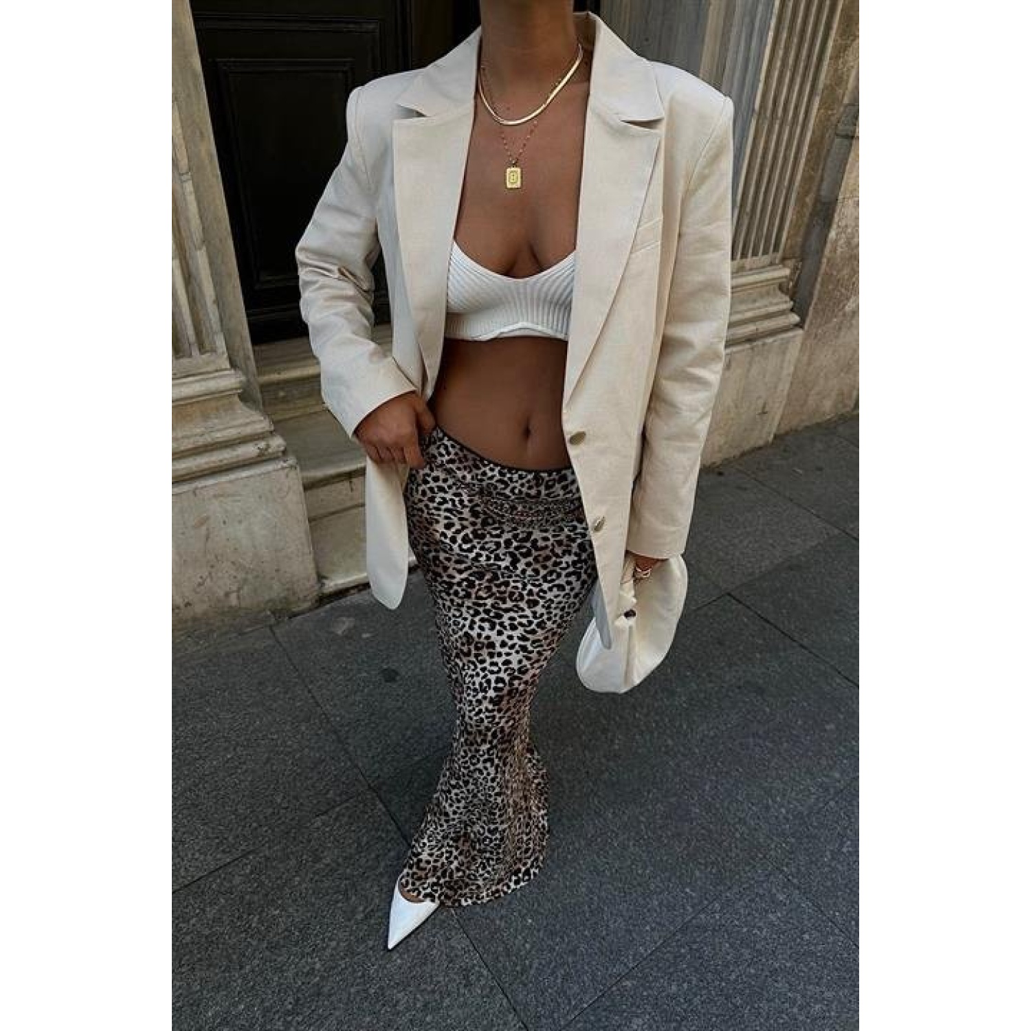 Lucky Life Kadın Blazer Keten Ceket  6105