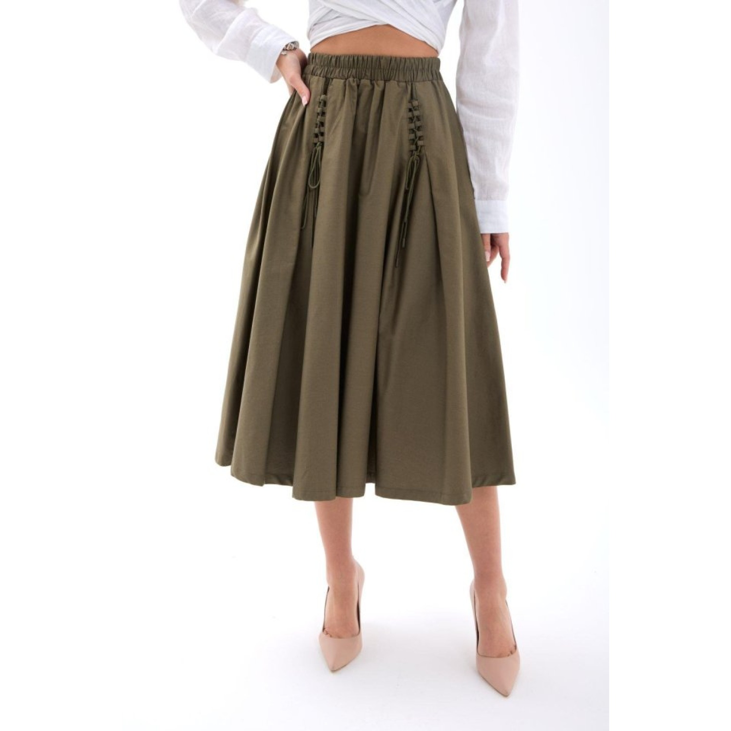 Lucky Life Kadın ETEK-HAKİ