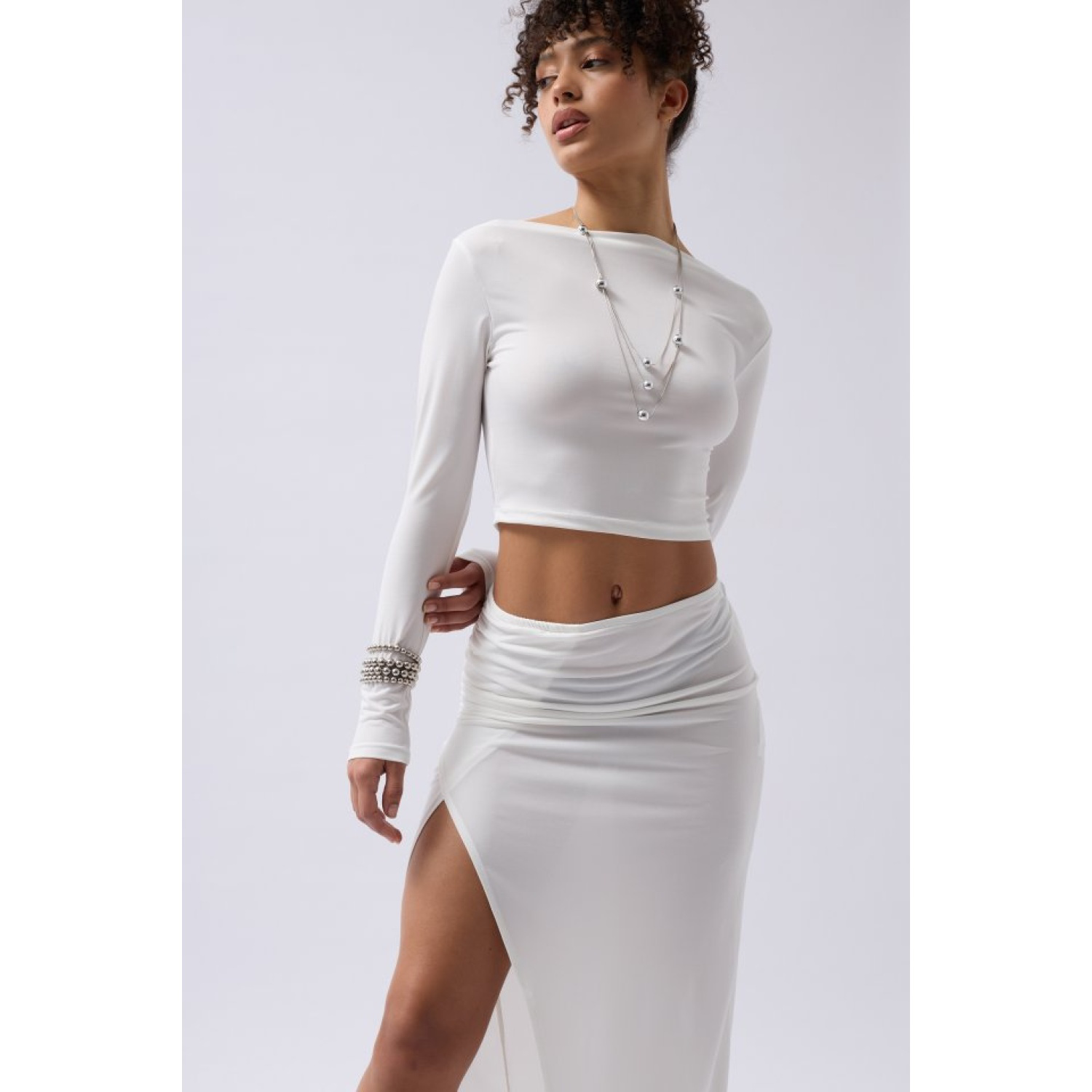 Lucky Life Kadın Yırtmaç Detay Maxi Etek Lucky Life Kadın Yırtmaç Detay Maxi Etek