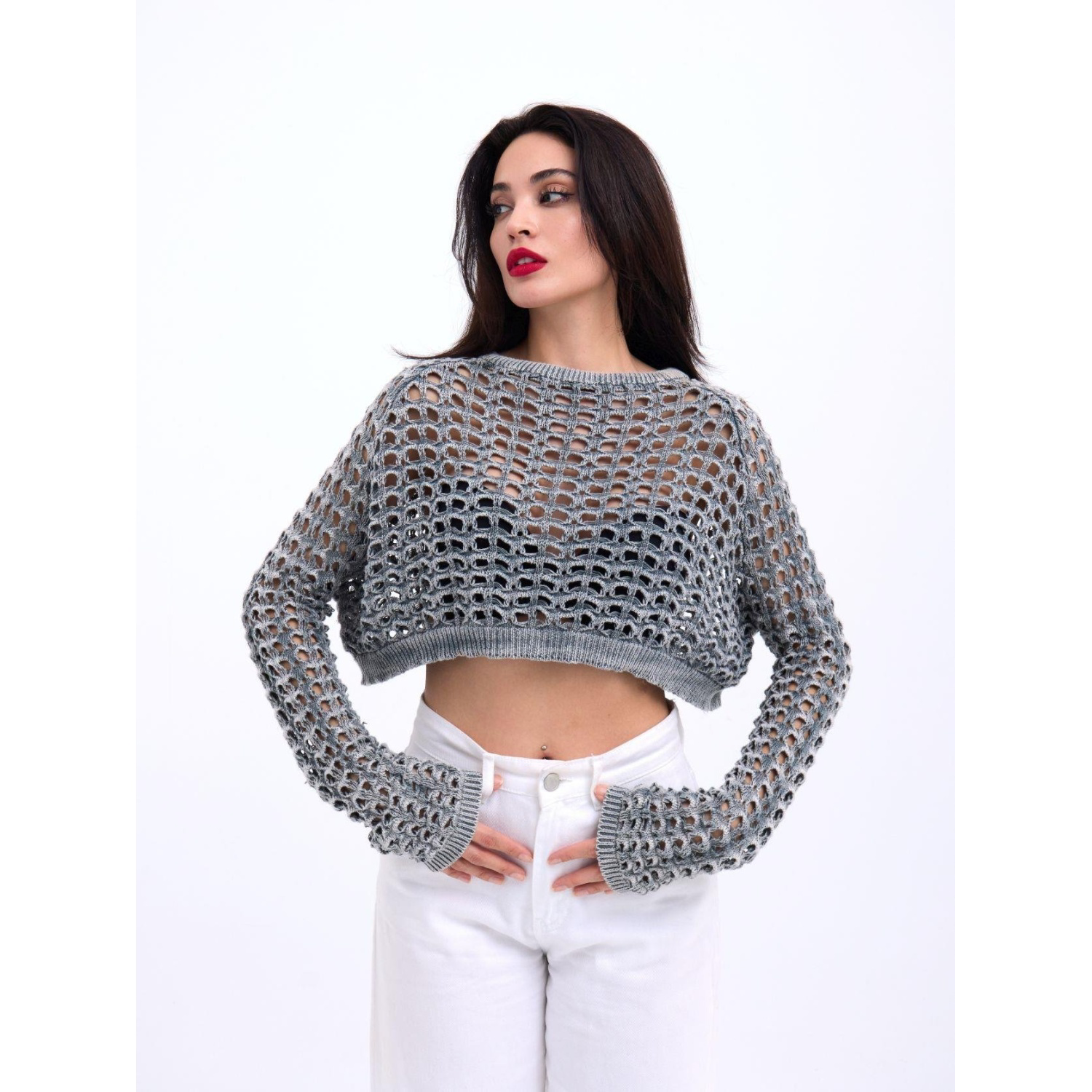 Lucky Life Kadın 58 TRİKO FİLE BOLERO-GRİ Lucky Life Kadın 58 TRİKO FİLE BOLERO-GRİ