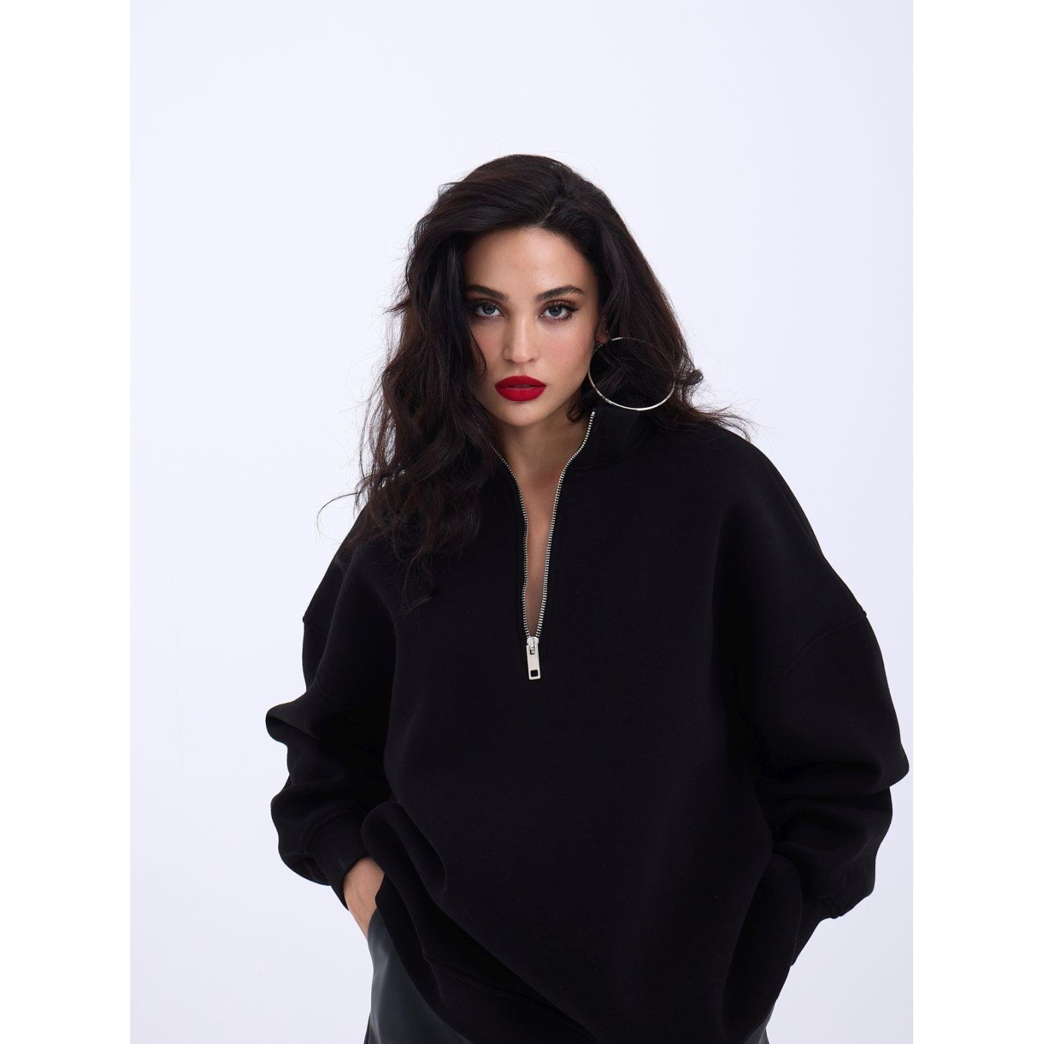 Lucky Life Kadın SWEAT-SİYAH Lucky Life Kadın SWEAT-SİYAH