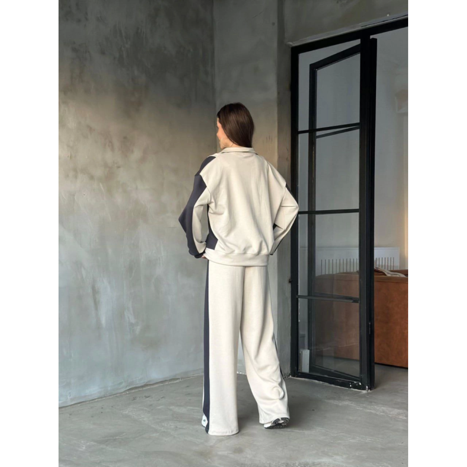 Lucky Life Kadın Modal Yumuşak Dokulu Kumaş Kapüşonlu Fermuarlı T