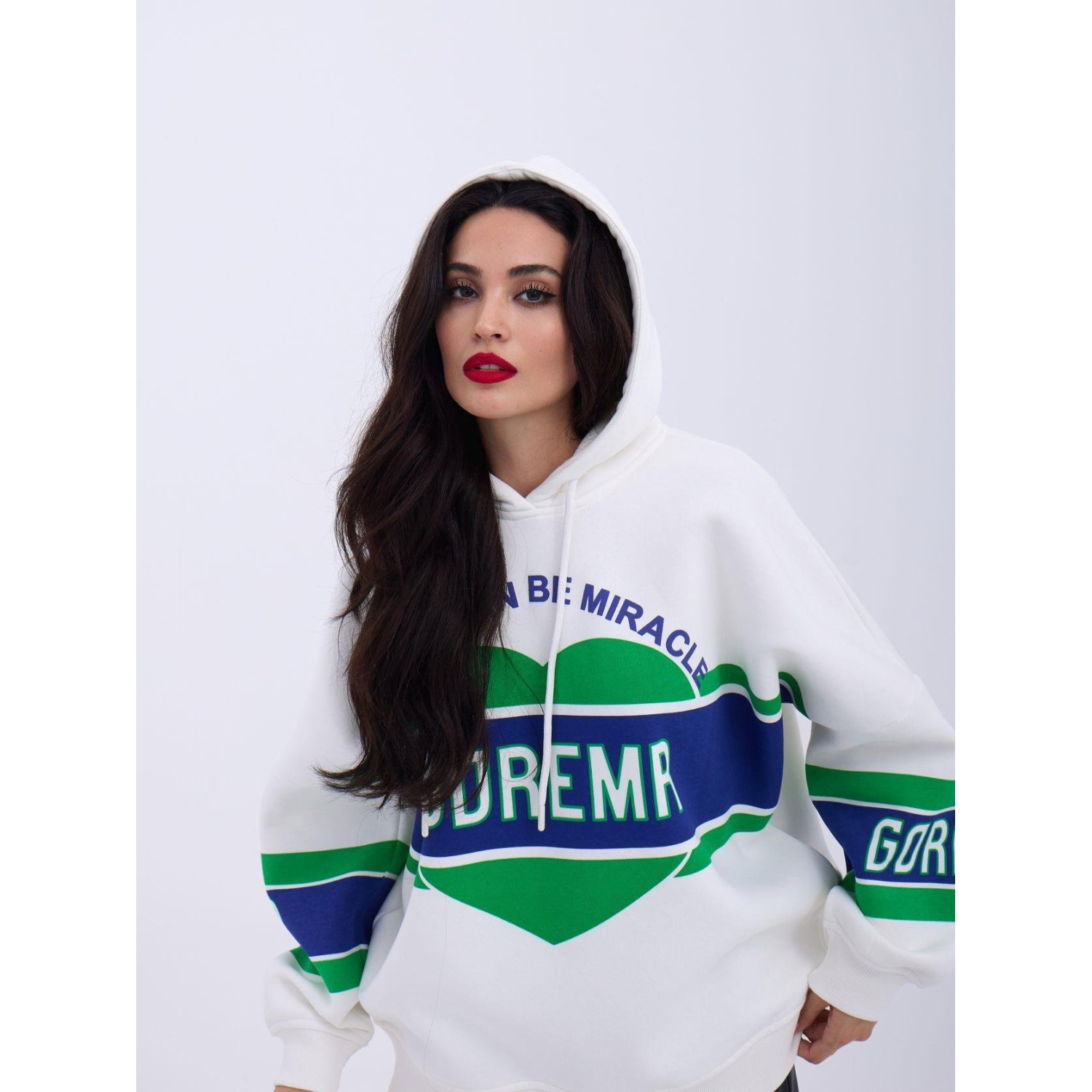Lucky Life Kadın  SWEAT-EKRU