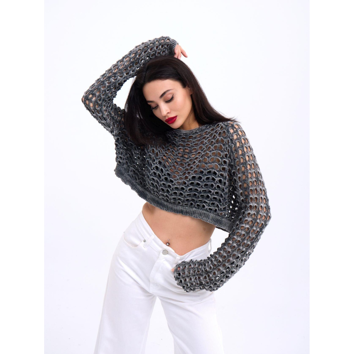 Lucky Life Kadın 58 TRİKO FİLE BOLERO-ANTRASİT Lucky Life Kadın 58 TRİKO FİLE BOLERO-ANTRASİT