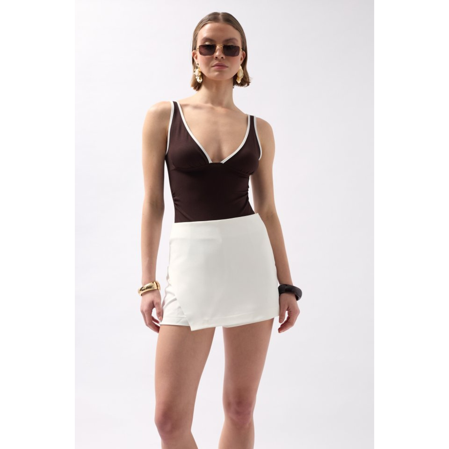 Lucky Life Kadın Basic Mini Şort Etek Lucky Life Kadın Basic Mini Şort Etek