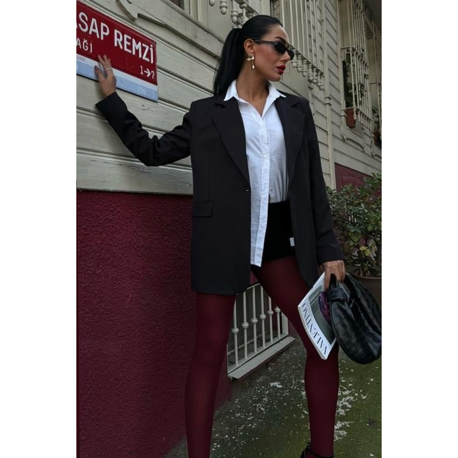 Lucky Life Kadın Premium Kumaş Blazer Ceket