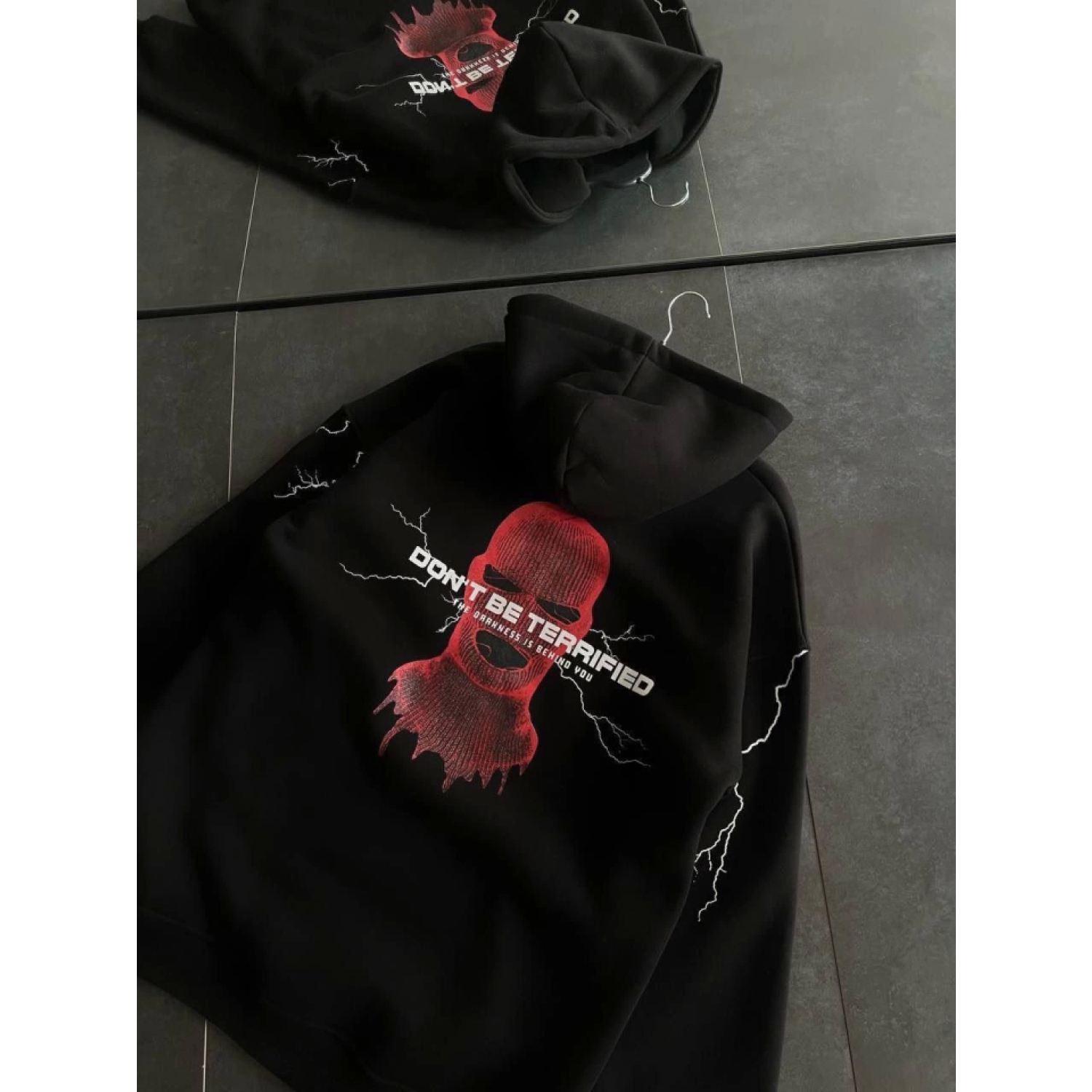 Lucky Life Kadın Üç İplik Kapşonlu Baskılı Oversize SweatShirt- S Lucky Life Kadın Üç İplik Kapşonlu Baskılı Oversize SweatShirt- S