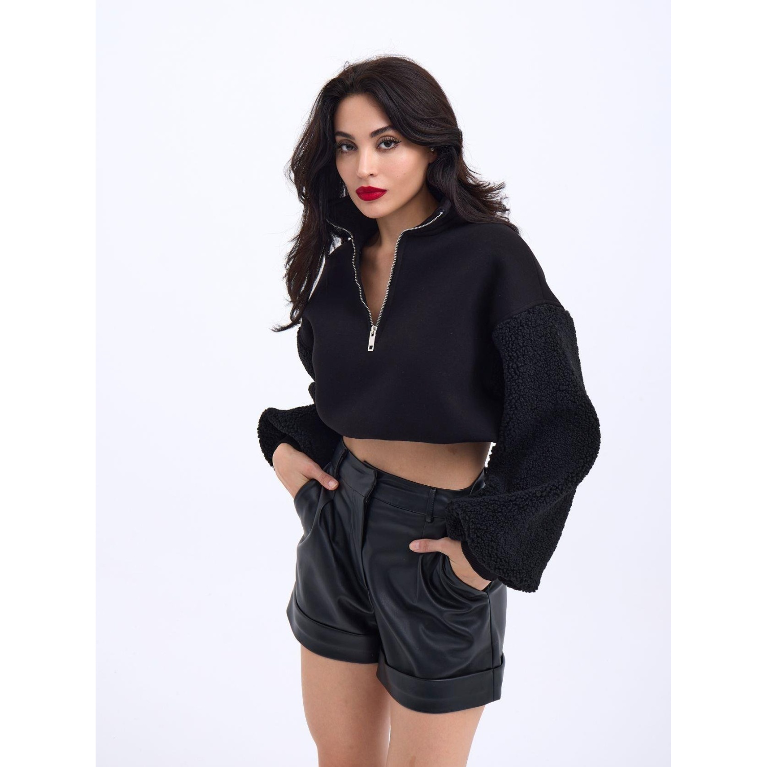 Lucky Life Kadın SWEAT-SİYAH Lucky Life Kadın SWEAT-SİYAH