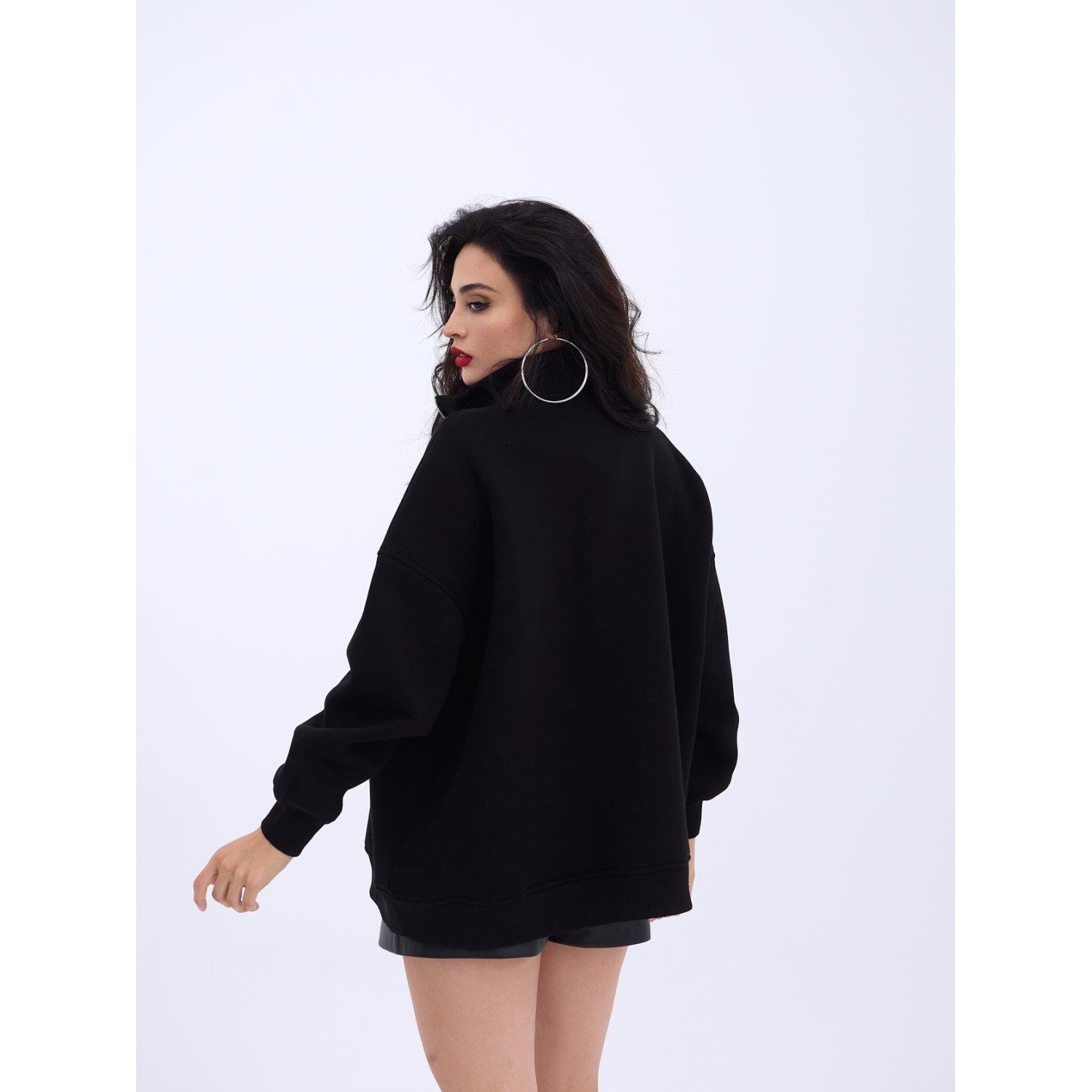Lucky Life Kadın SWEAT-SİYAH Lucky Life Kadın SWEAT-SİYAH