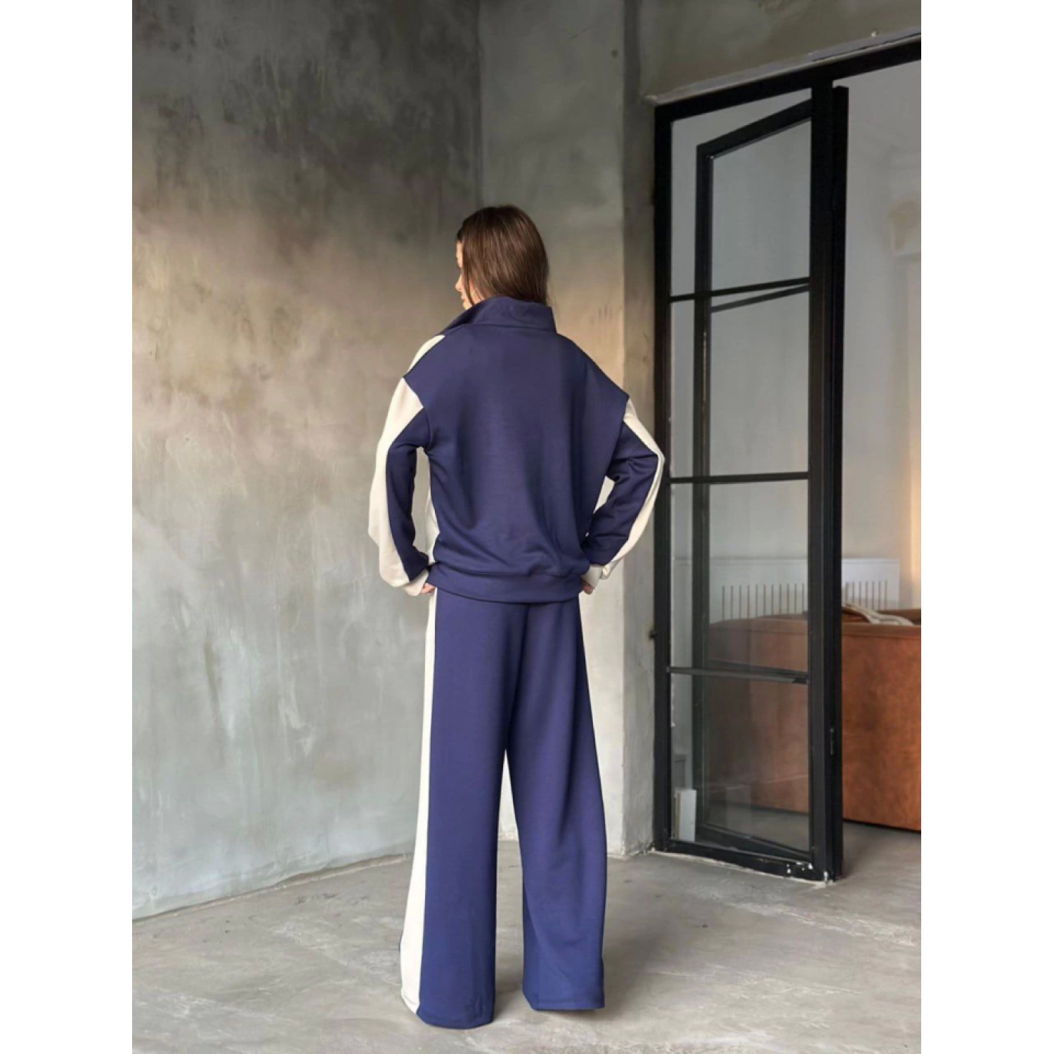 Lucky Life Kadın Modal Yumuşak Dokulu Kumaş Kapüşonlu Fermuarlı T