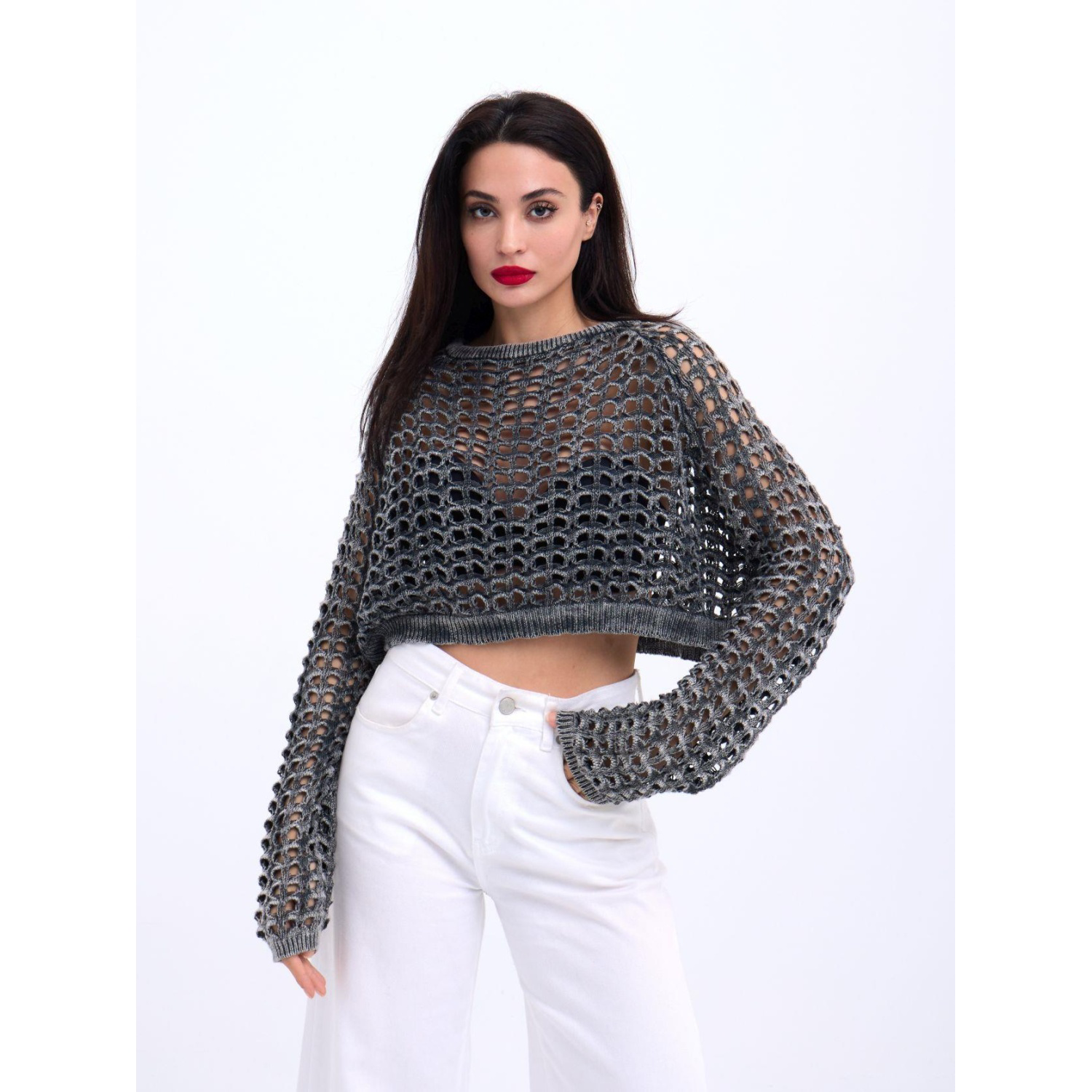 Lucky Life Kadın 58 TRİKO FİLE BOLERO-ANTRASİT Lucky Life Kadın 58 TRİKO FİLE BOLERO-ANTRASİT