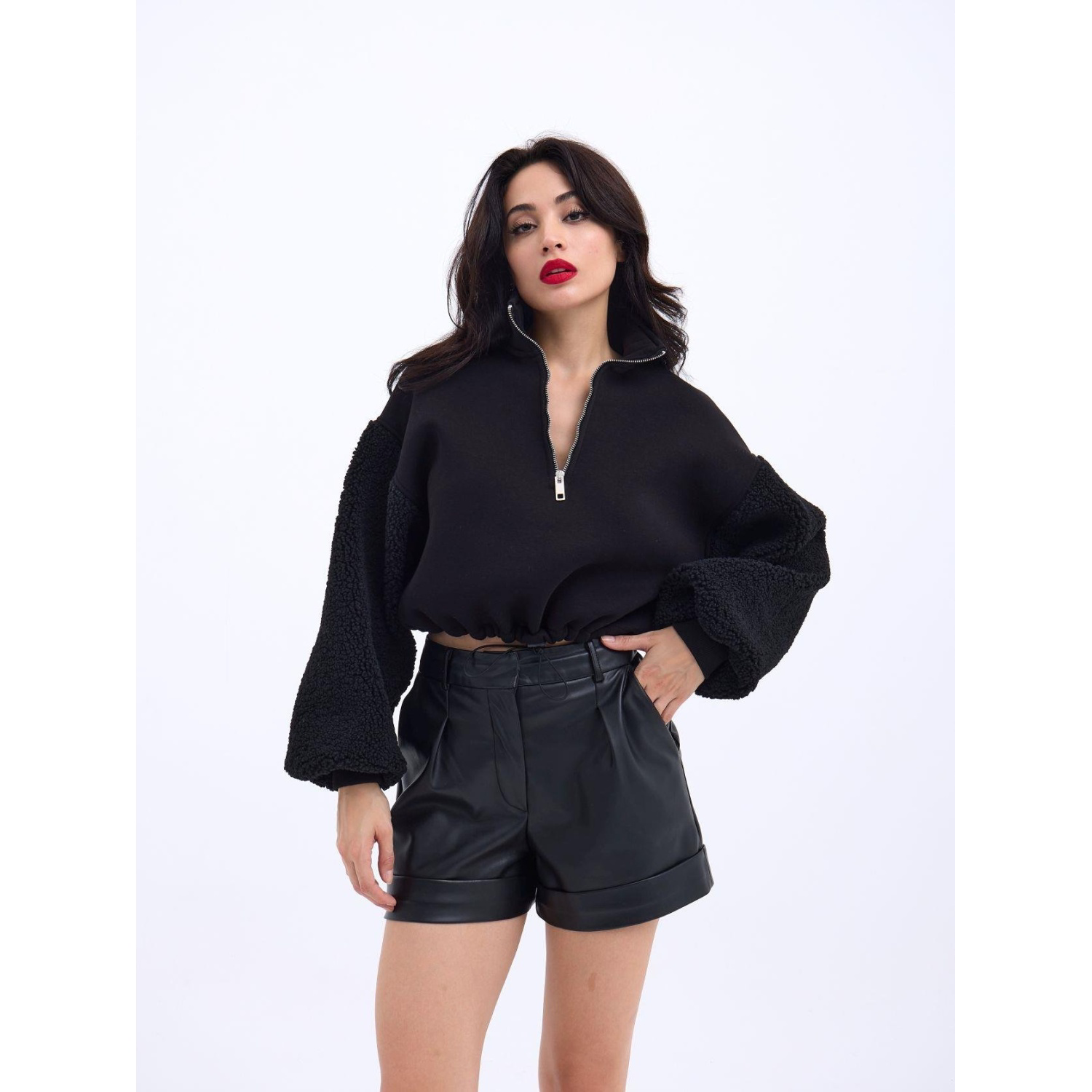 Lucky Life Kadın SWEAT-SİYAH Lucky Life Kadın SWEAT-SİYAH