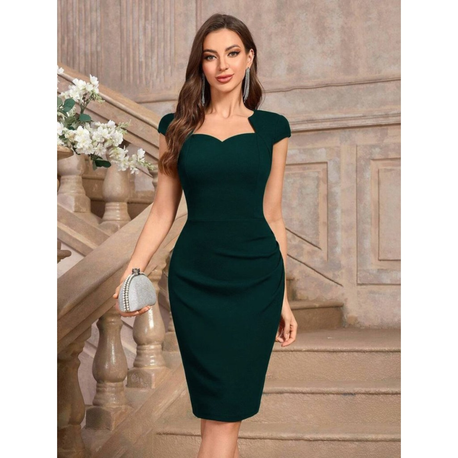 Lucky Life Kadın Oversize Peluş Ceket Mont - Ekru