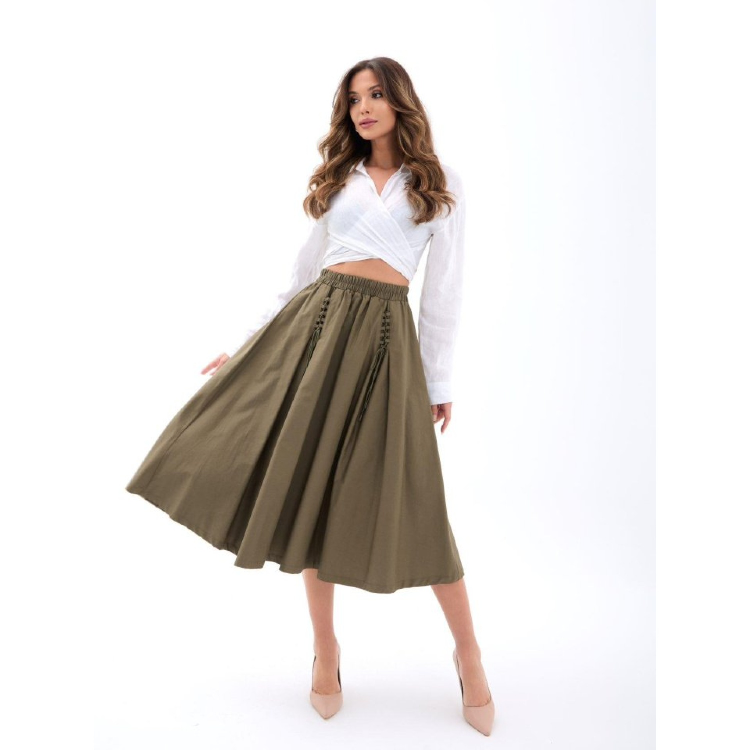 Lucky Life Kadın ETEK-HAKİ