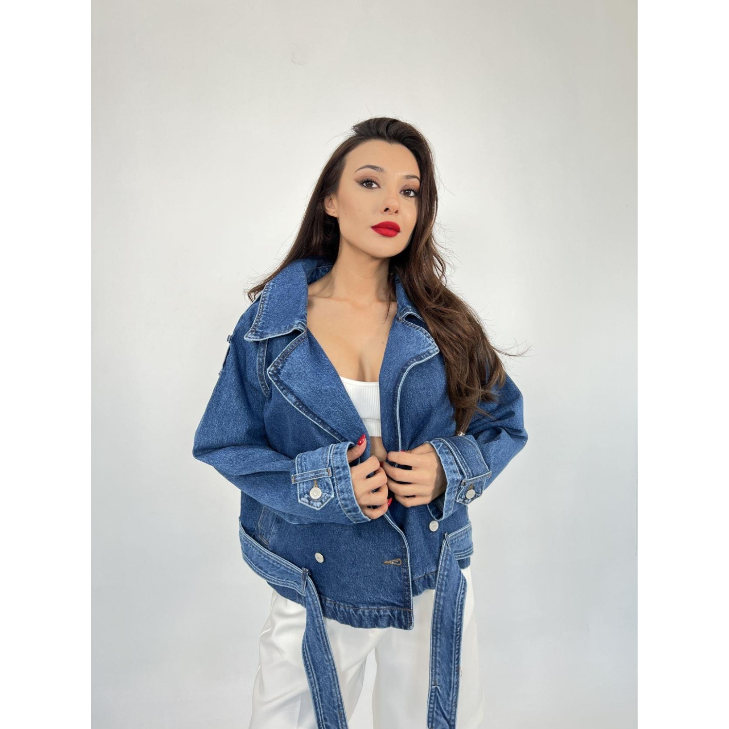 Lucky Life Kadın 784 KOT CEKET-MAVİ Lucky Life Kadın 784 KOT CEKET-MAVİ