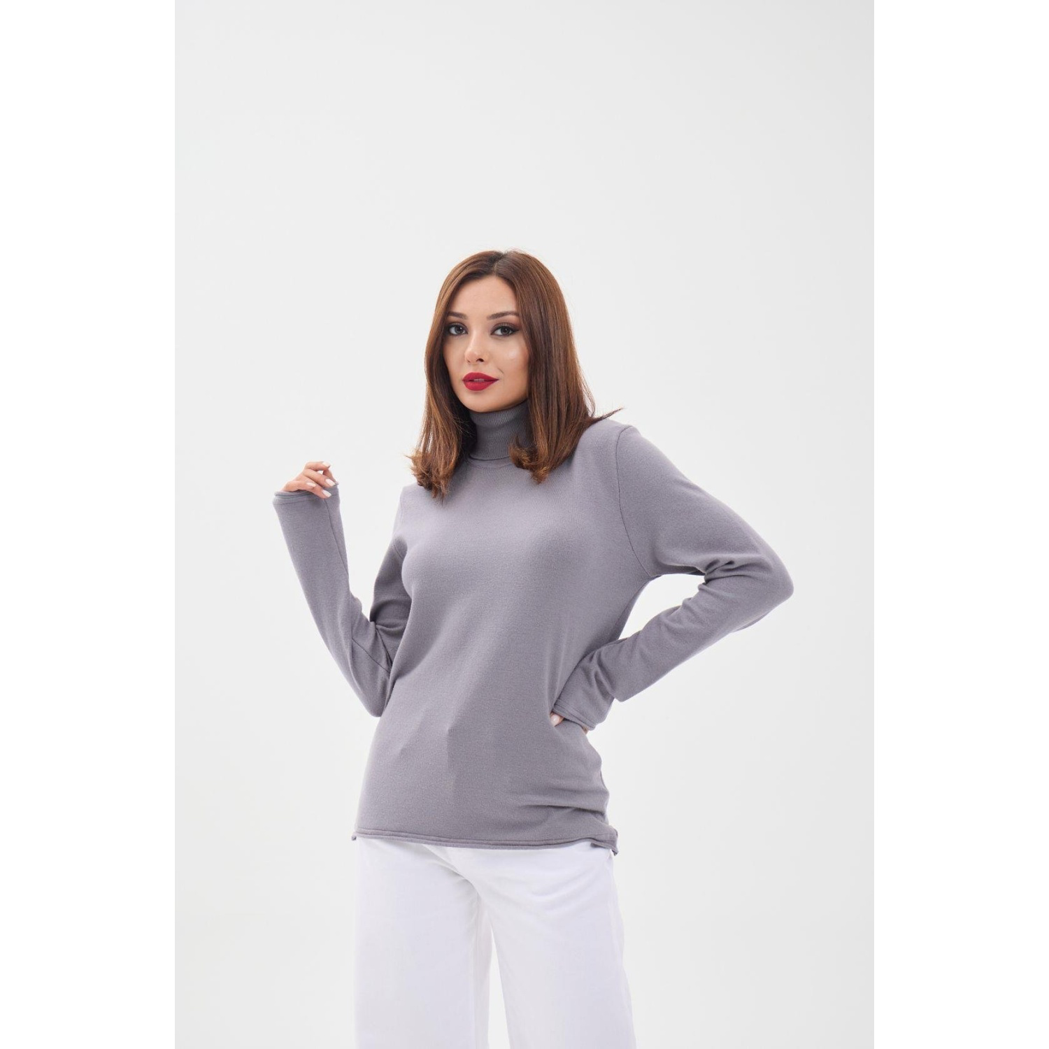 Lucky Life Kadın 14 TRİKO DÜZ BALIKÇI SALAŞ-GRİ Lucky Life Kadın 14 TRİKO DÜZ BALIKÇI SALAŞ-GRİ