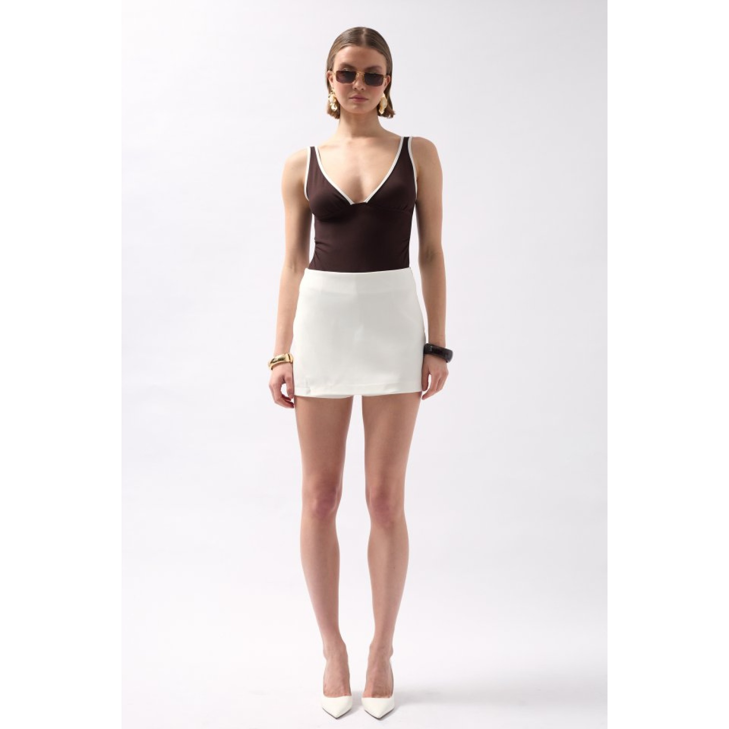 Lucky Life Kadın Basic Mini Şort Etek Lucky Life Kadın Basic Mini Şort Etek