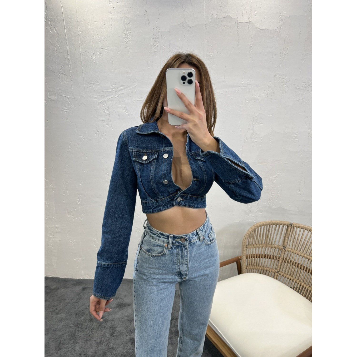 Lucky Life Kadın 237 KOT CEKET-MAVİ Lucky Life Kadın 237 KOT CEKET-MAVİ